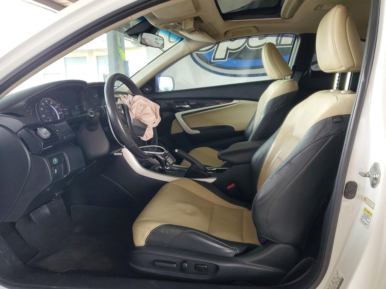 2013 Honda Accord Exl Белый vin: 1HGCT2B81DA009133