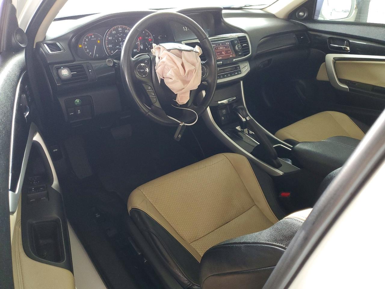 2013 Honda Accord Exl Белый vin: 1HGCT2B81DA009133