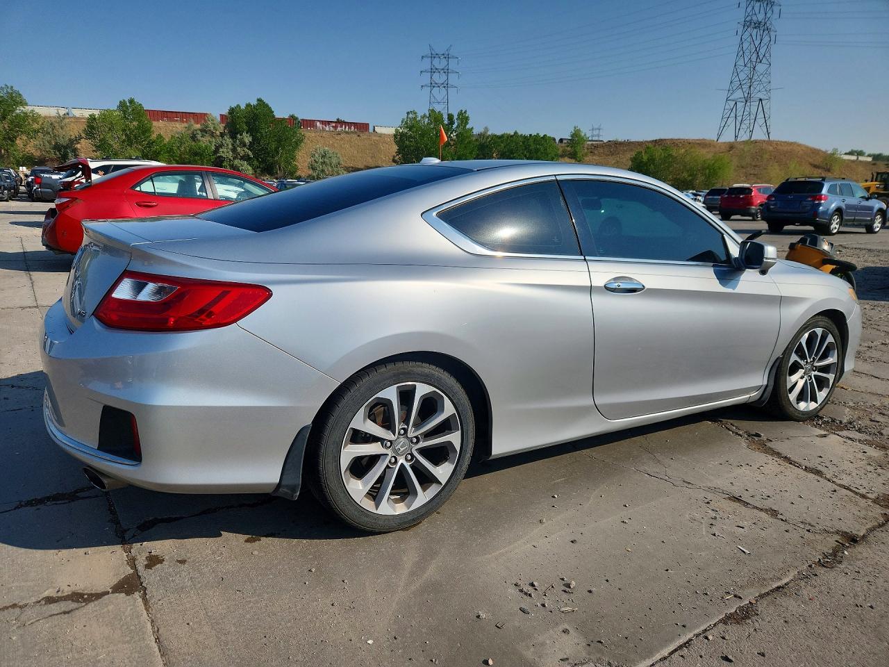 2013 Honda Accord Exl Silver vin: 1HGCT2B81DA010671