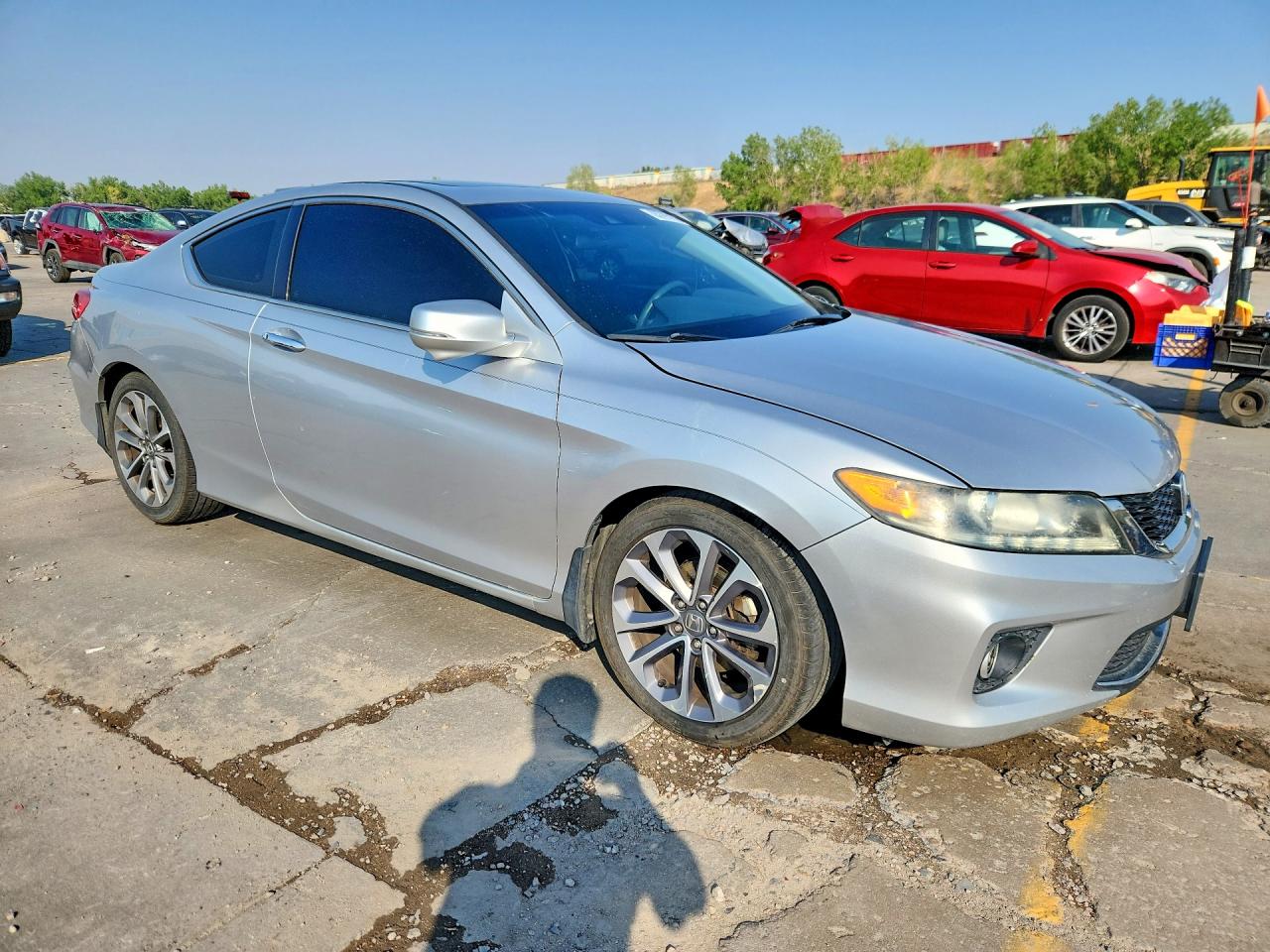 2013 Honda Accord Exl Silver vin: 1HGCT2B81DA010671