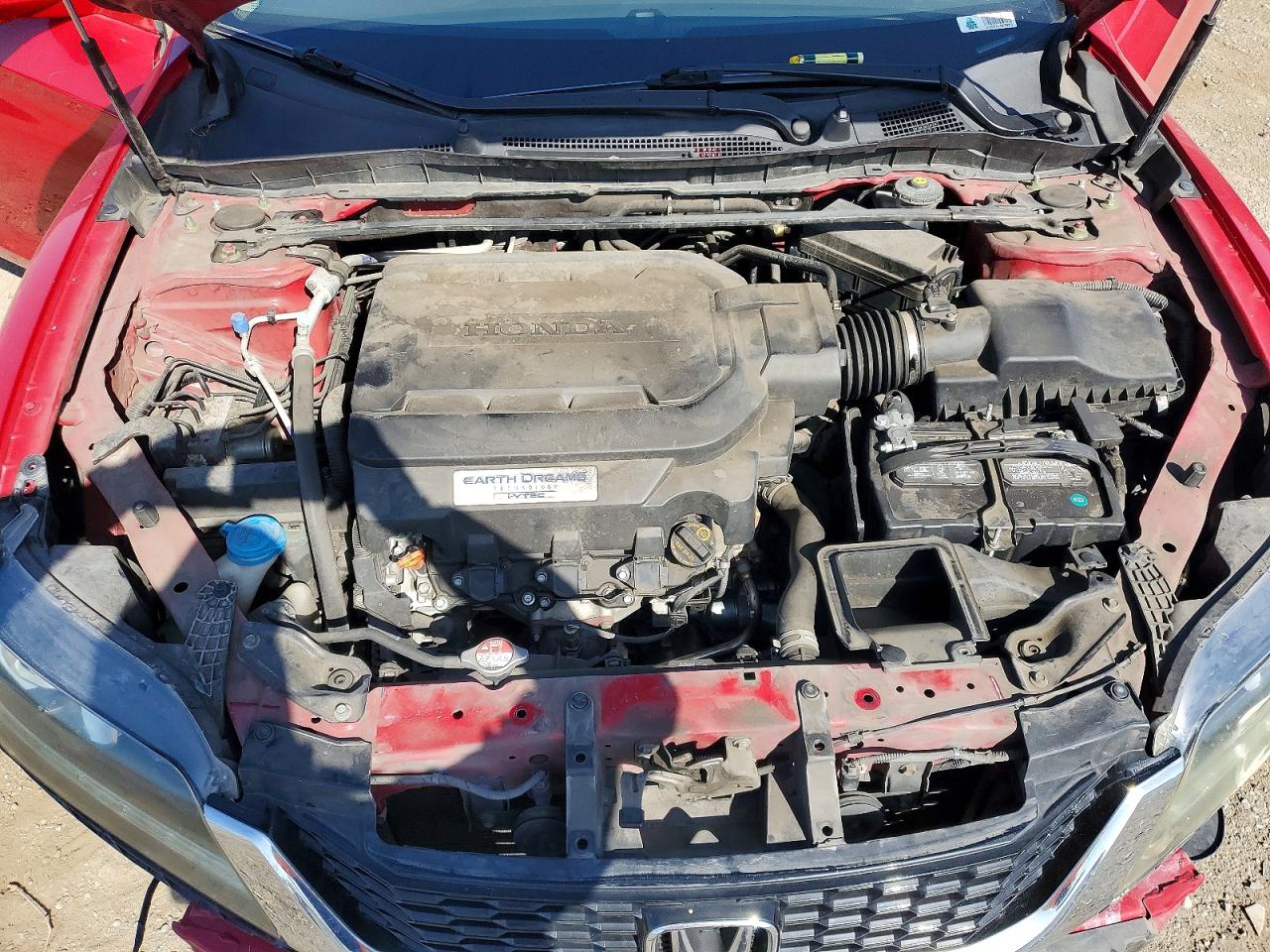 2014 Honda Accord Red vin: 1HGCT2B81EA003513