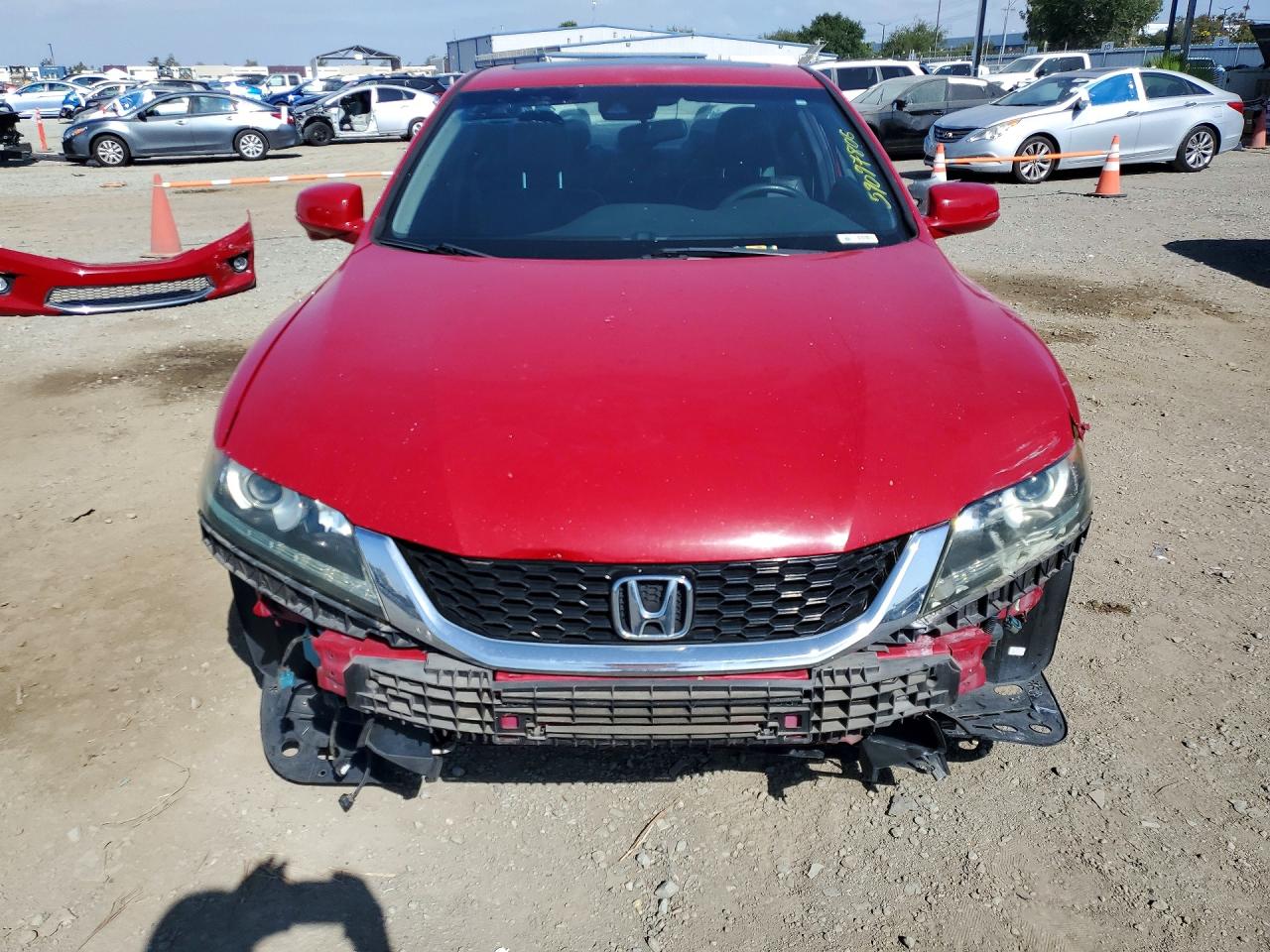 2014 Honda Accord Red vin: 1HGCT2B81EA003513