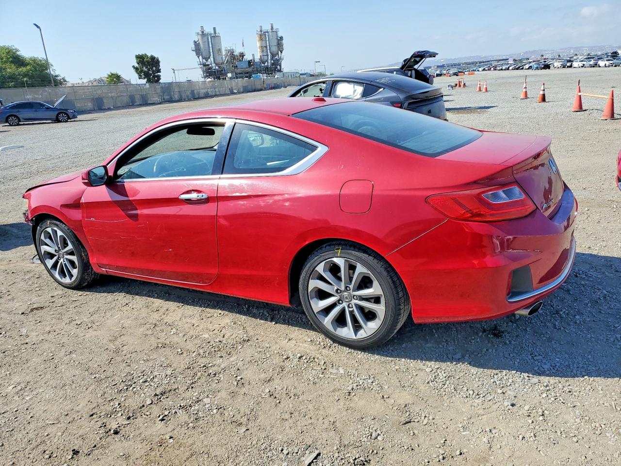 2014 Honda Accord Red vin: 1HGCT2B81EA003513