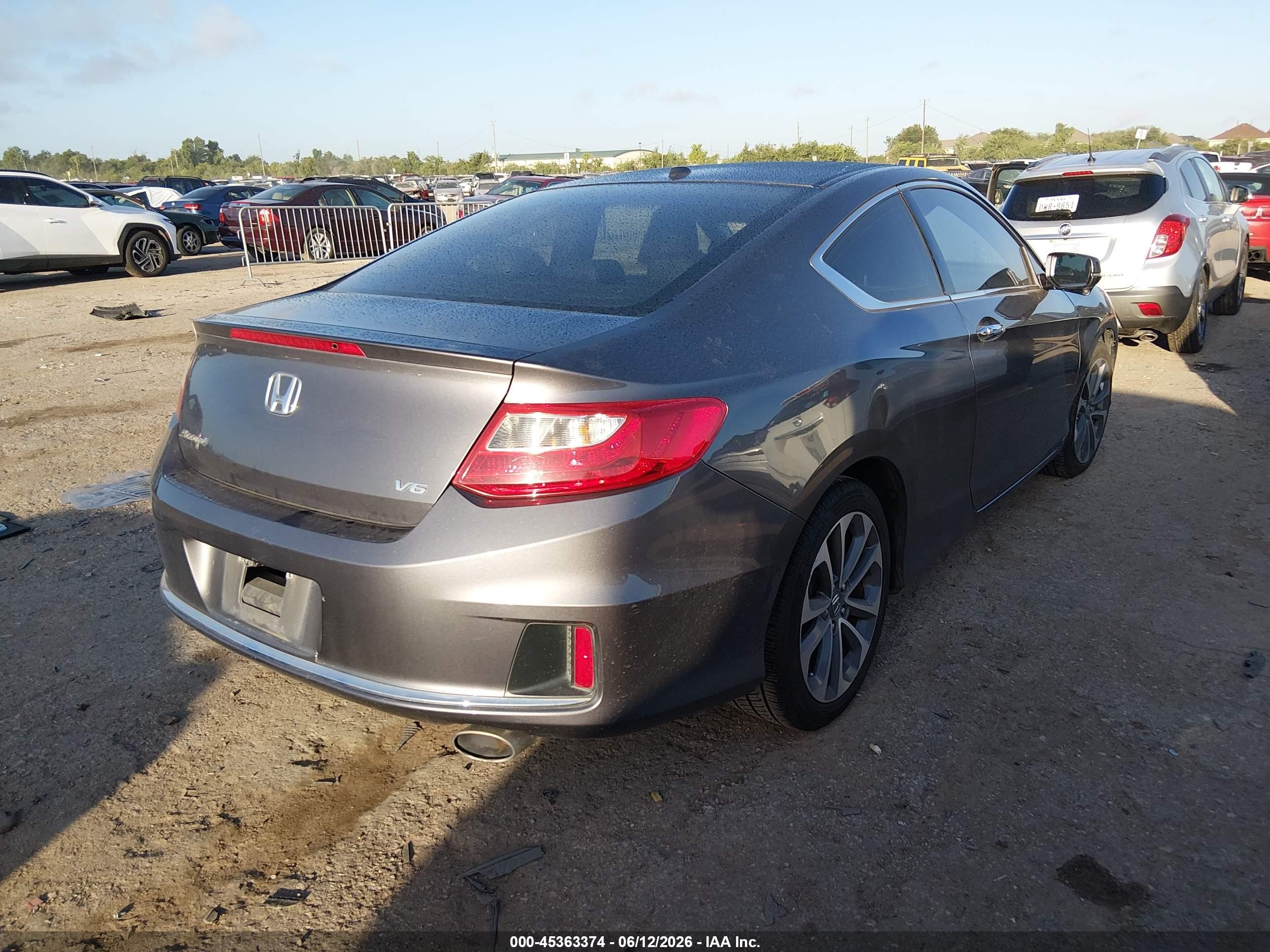 2014 Honda Accord Ex-l V-6 Gray vin: 1HGCT2B81EA005116
