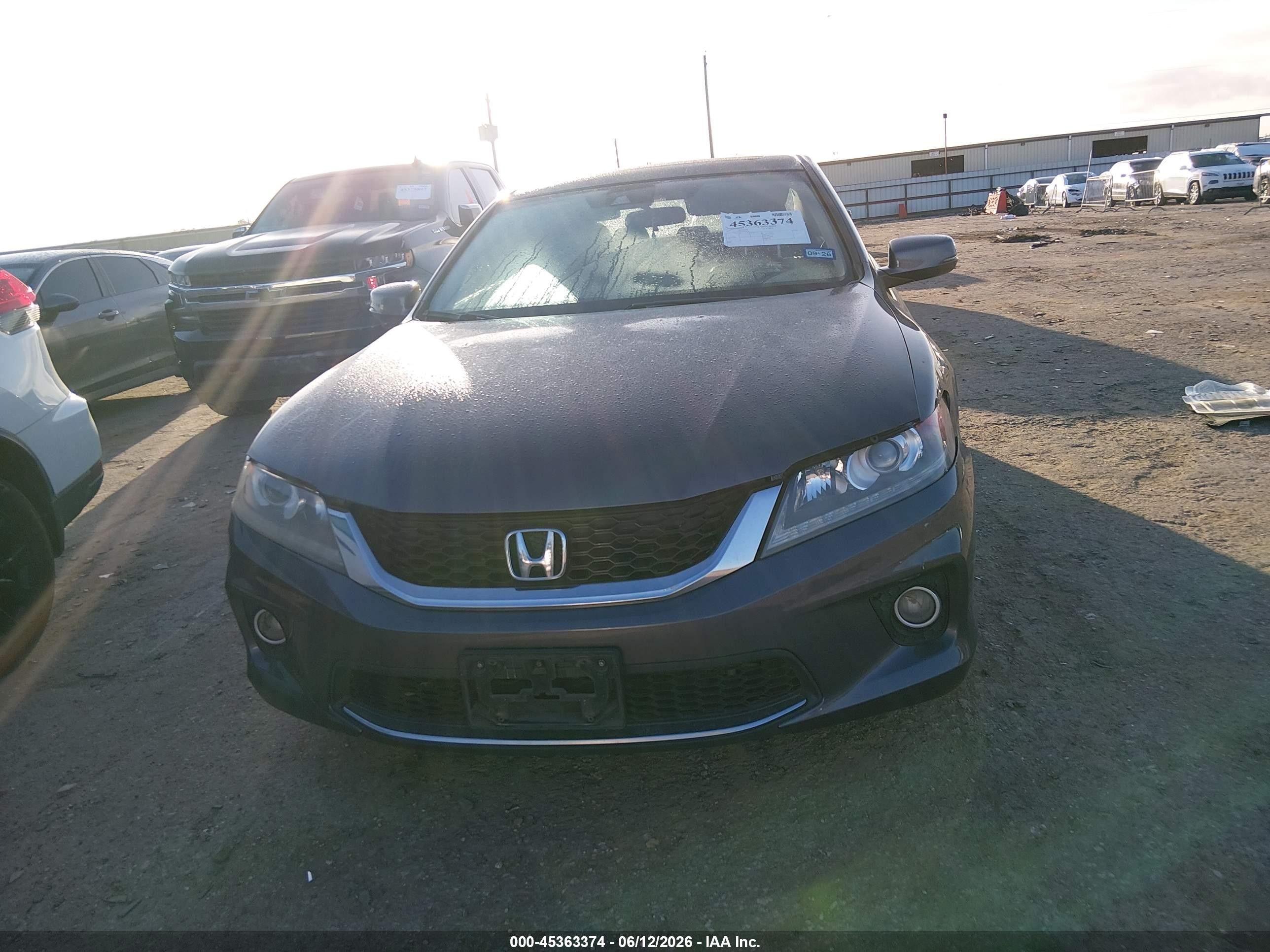 2014 Honda Accord Ex-l V-6 Gray vin: 1HGCT2B81EA005116