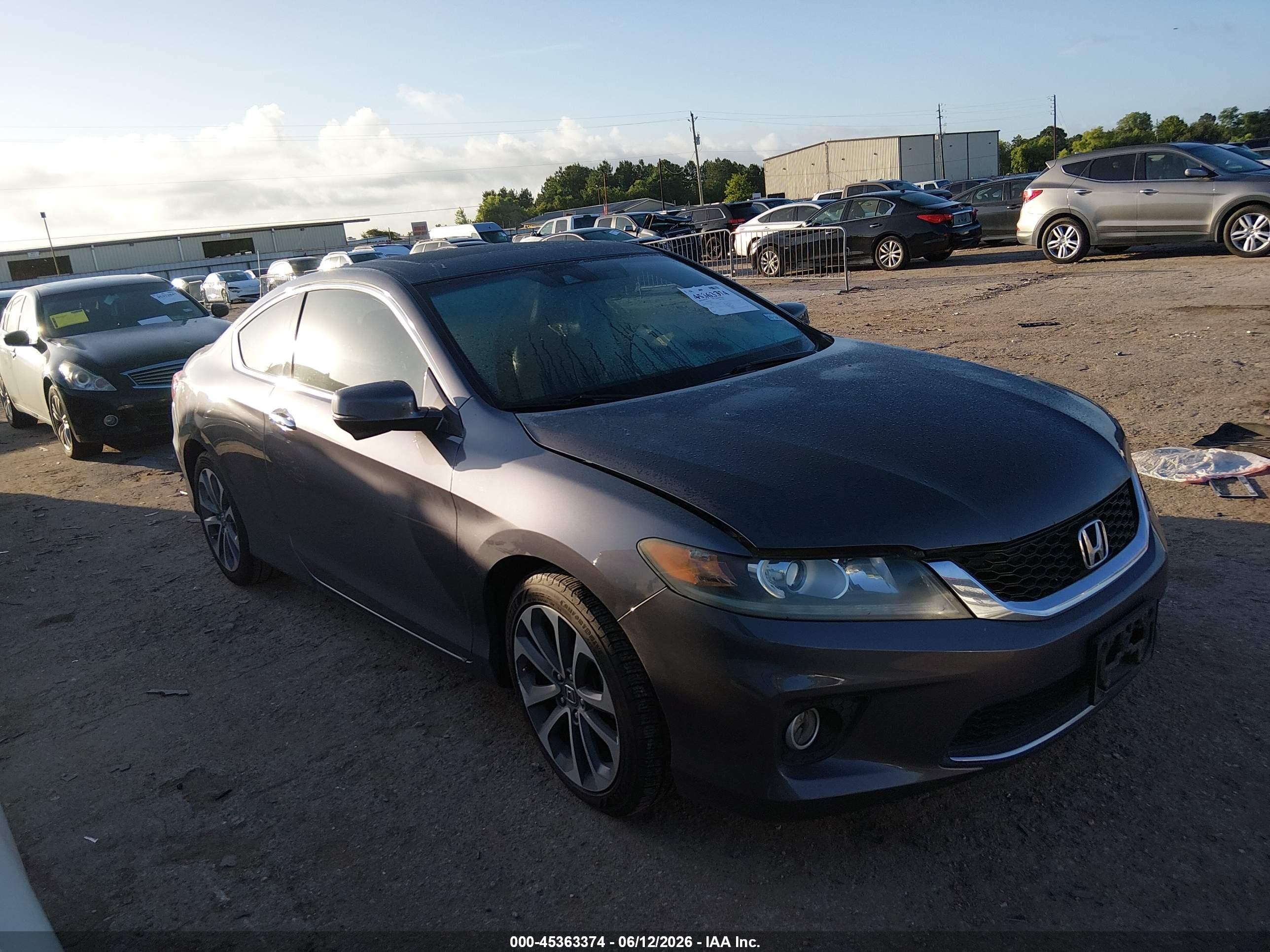 2014 Honda Accord Ex-l V-6 Gray vin: 1HGCT2B81EA005116