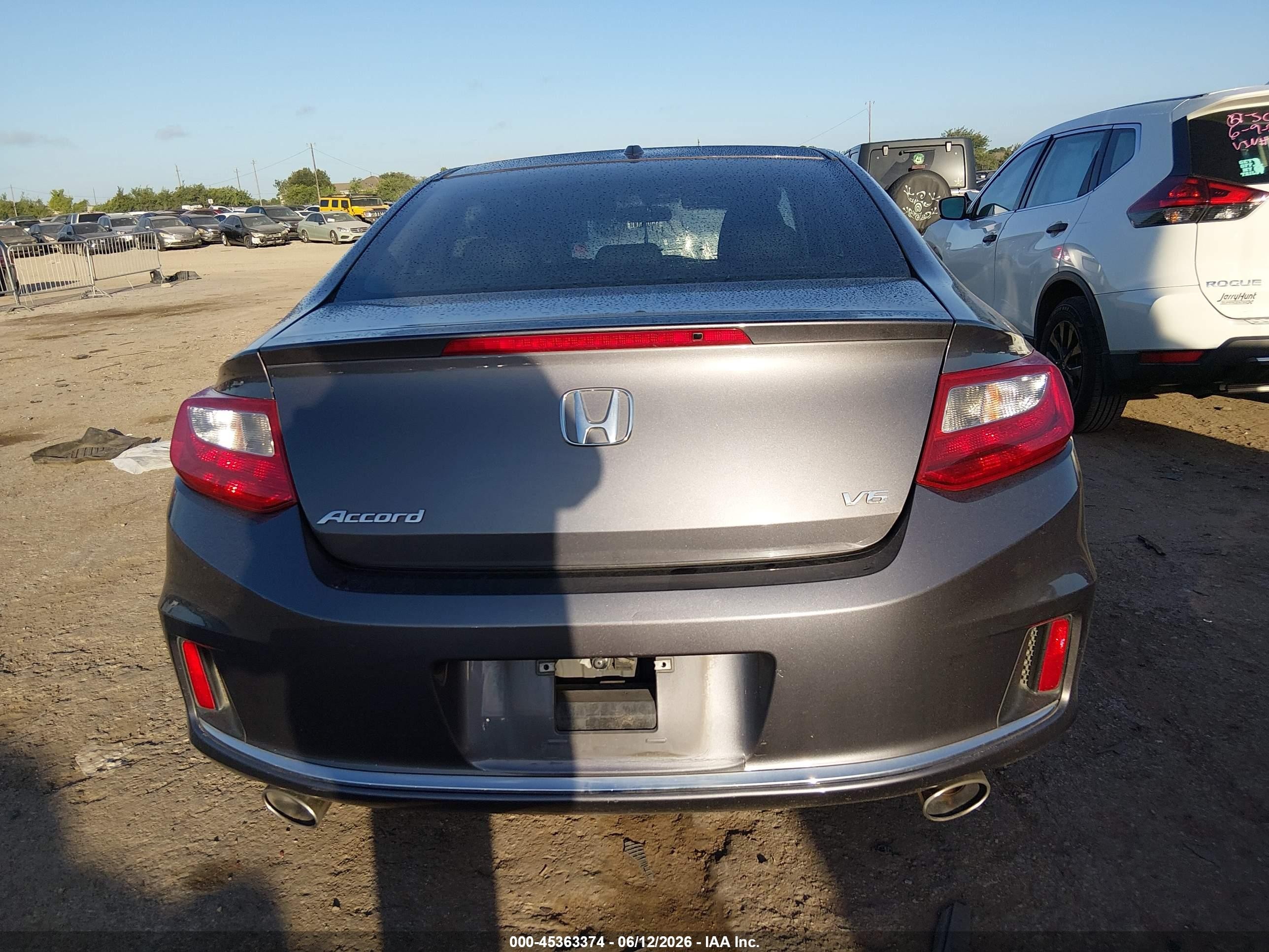 2014 Honda Accord Ex-l V-6 Gray vin: 1HGCT2B81EA005116