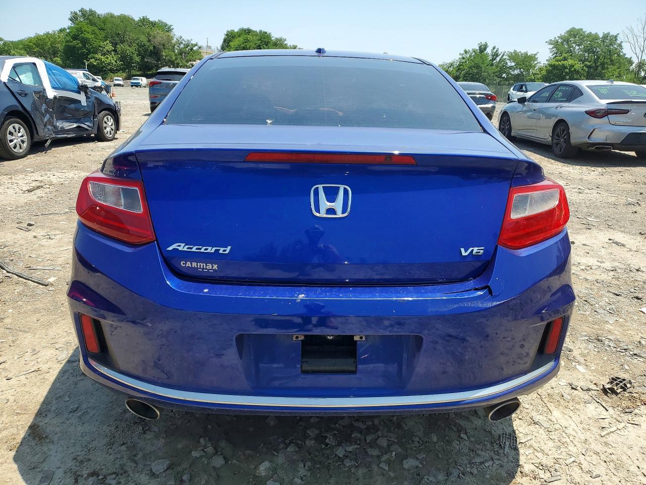 2014 Honda Accord Exl Blue vin: 1HGCT2B81EA005181