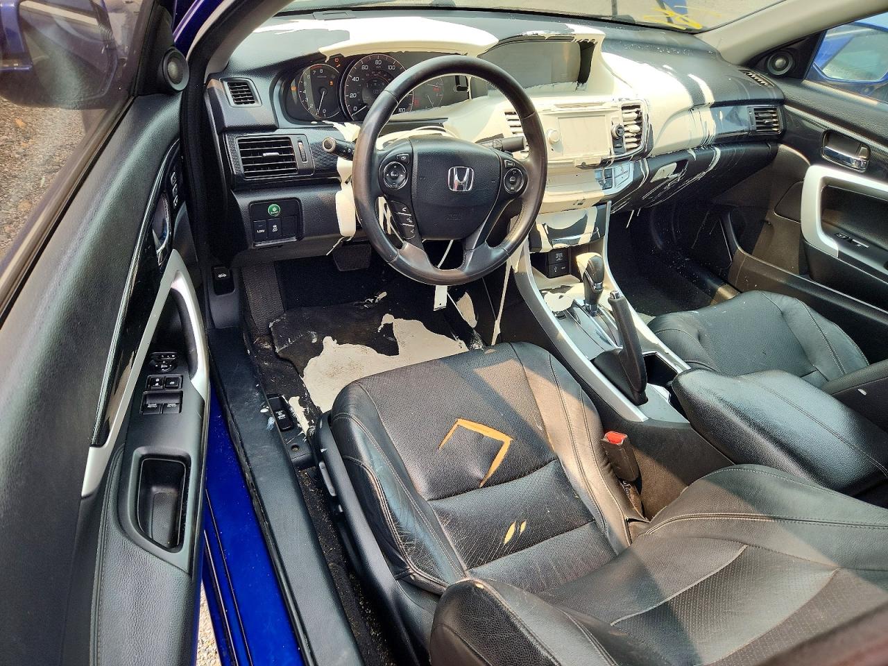 2014 Honda Accord Exl Blue vin: 1HGCT2B81EA005181