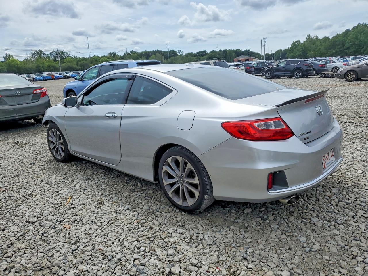 2014 Honda Accord Exl Серебряный vin: 1HGCT2B81EA009229