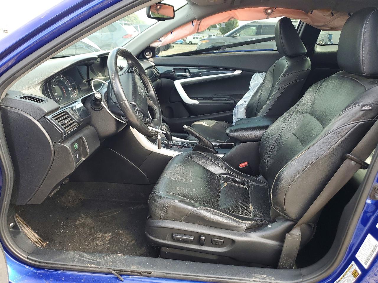 2015 Honda Accord Exl Blue vin: 1HGCT2B81FA009376