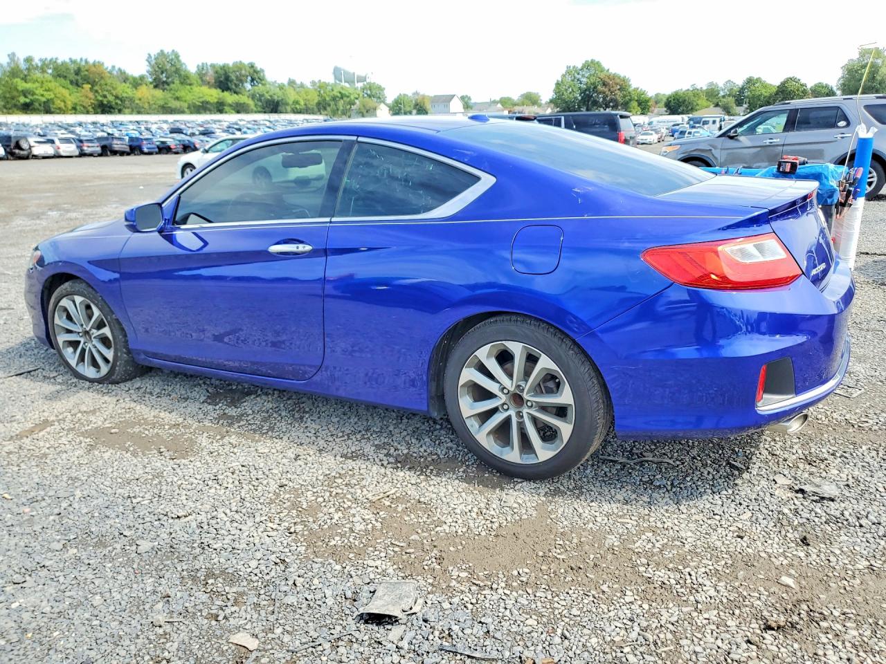 2015 Honda Accord Exl Blue vin: 1HGCT2B81FA009376