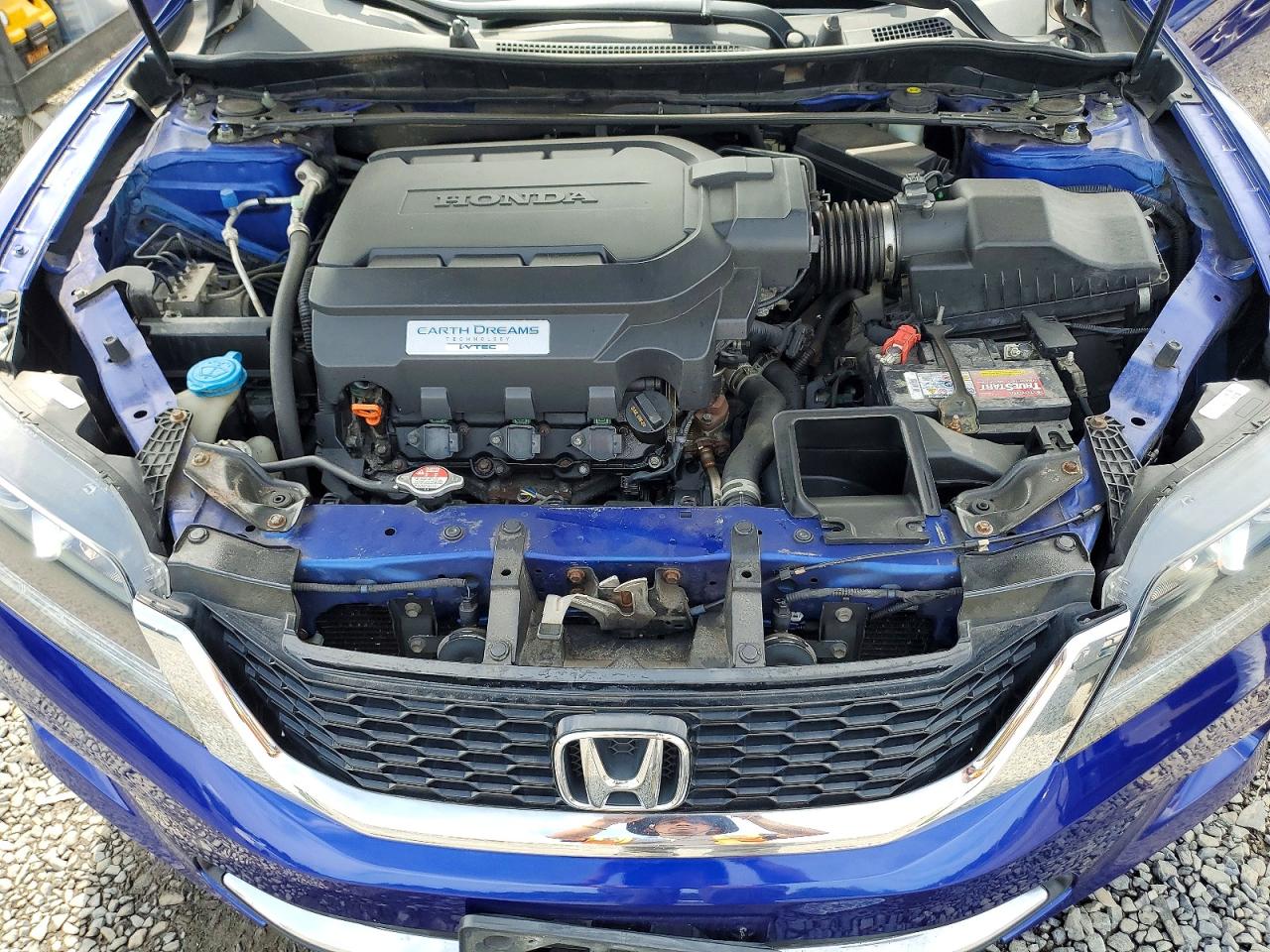 2015 Honda Accord Exl Blue vin: 1HGCT2B81FA009376