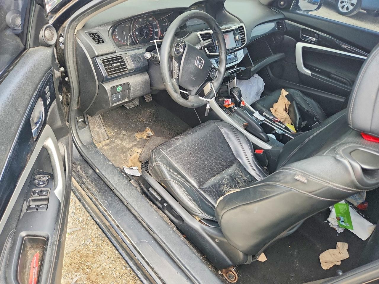 2015 Honda Accord Exl Black vin: 1HGCT2B81FA009457