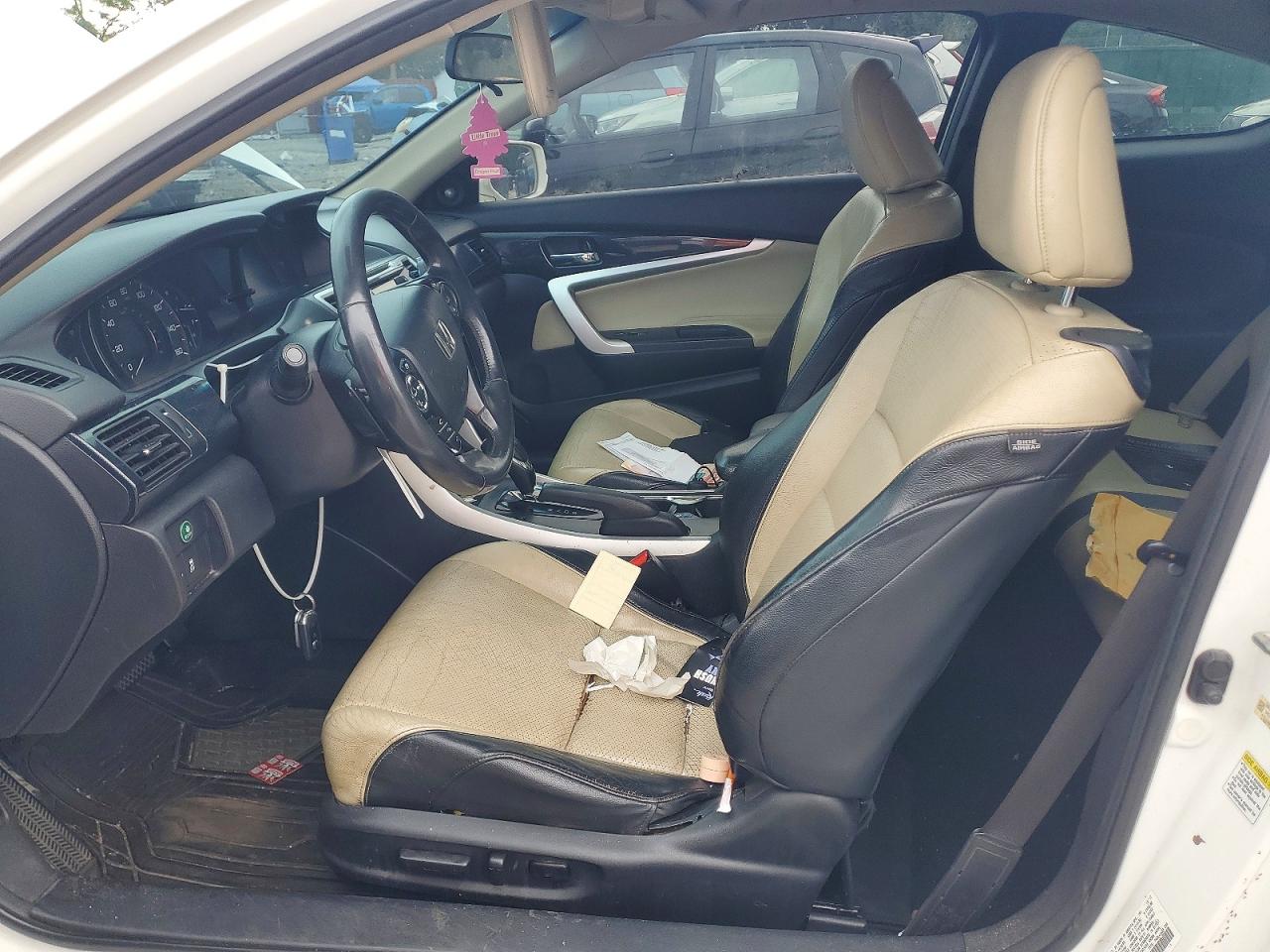 2013 Honda Accord Exl White vin: 1HGCT2B82DA000621