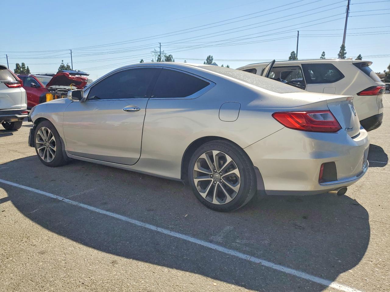 2013 Honda Accord Exl Silver vin: 1HGCT2B82DA003681