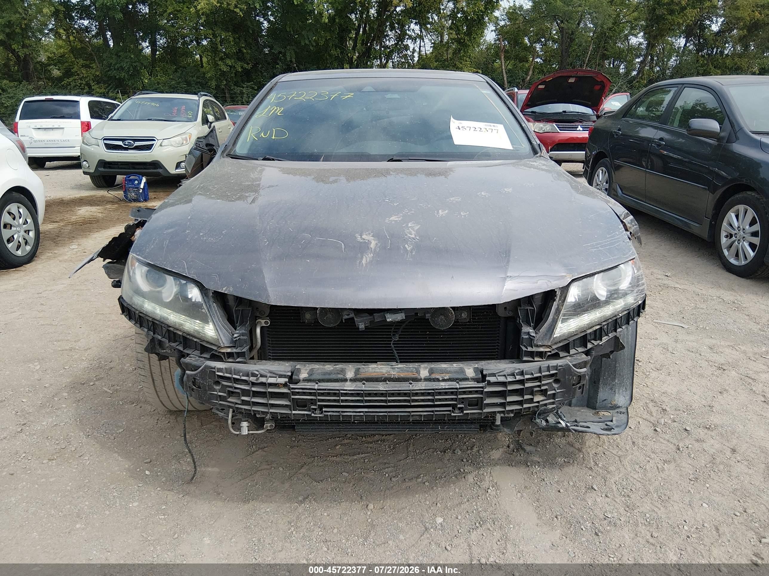 2013 Honda Accord Ex-l V-6 Gray vin: 1HGCT2B82DA004779