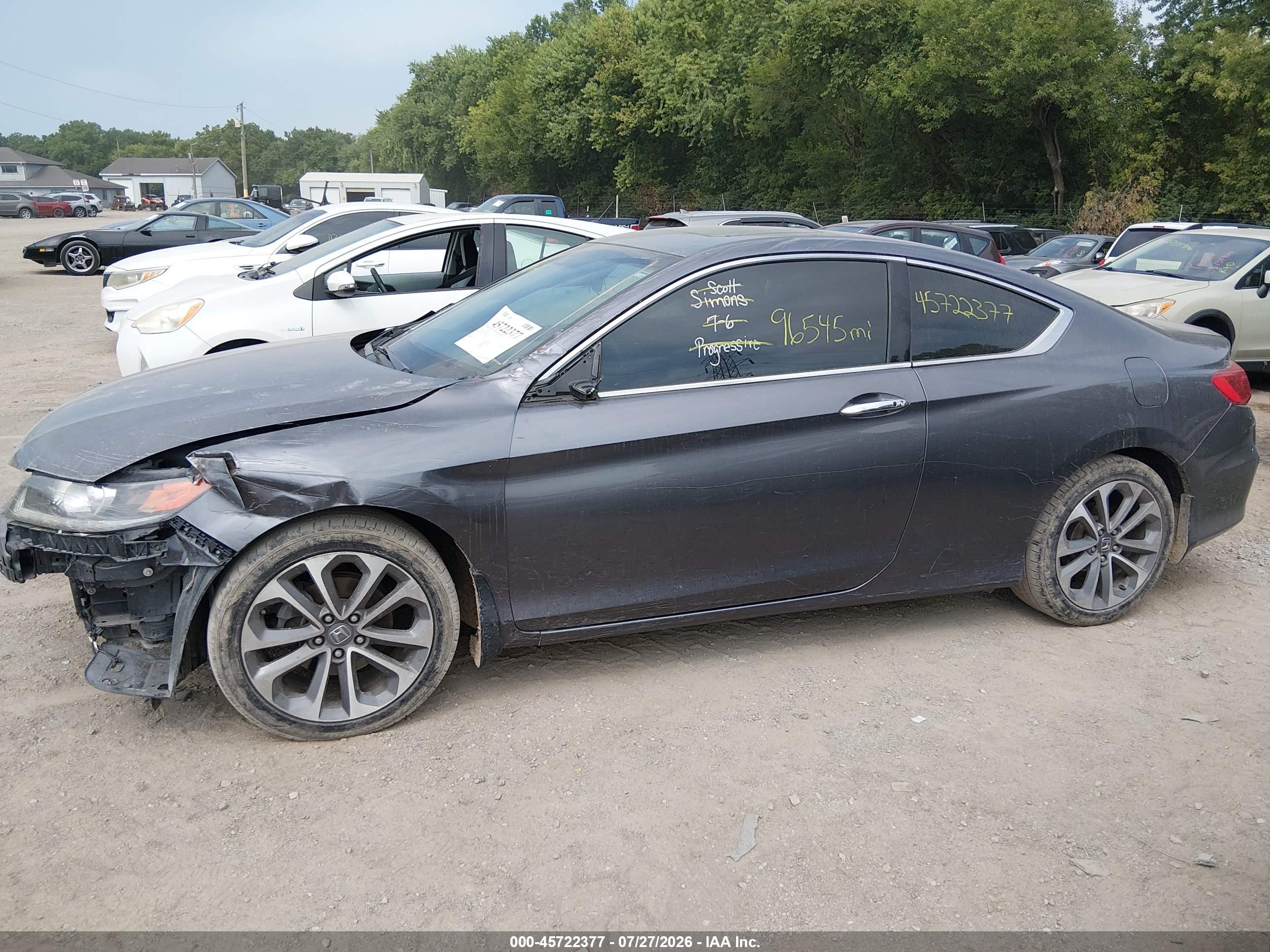 2013 Honda Accord Ex-l V-6 Gray vin: 1HGCT2B82DA004779