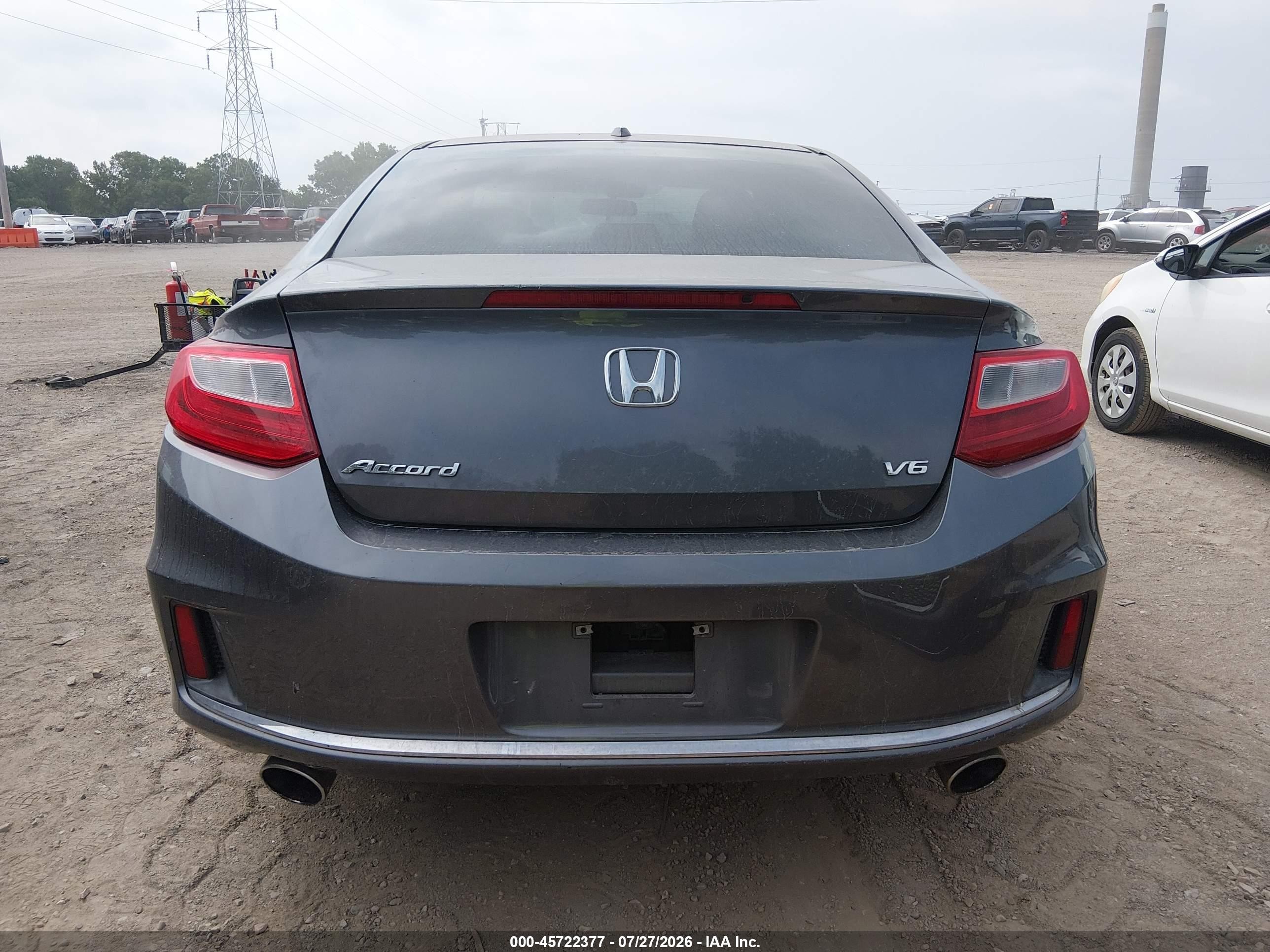 2013 Honda Accord Ex-l V-6 Gray vin: 1HGCT2B82DA004779