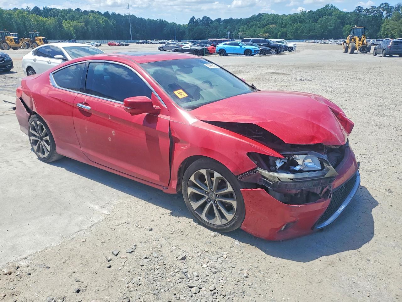 2013 Honda Accord Exl Red vin: 1HGCT2B82DA006242