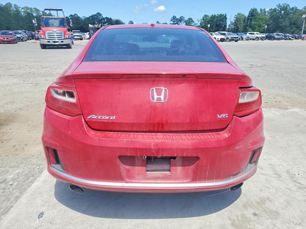 2013 Honda Accord Exl Red vin: 1HGCT2B82DA006242