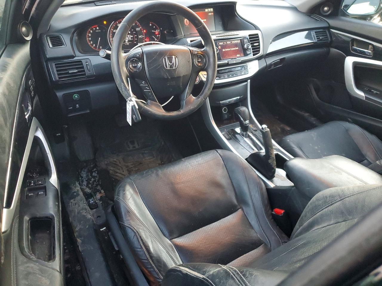 2014 Honda Accord Exl Black vin: 1HGCT2B82EA001527