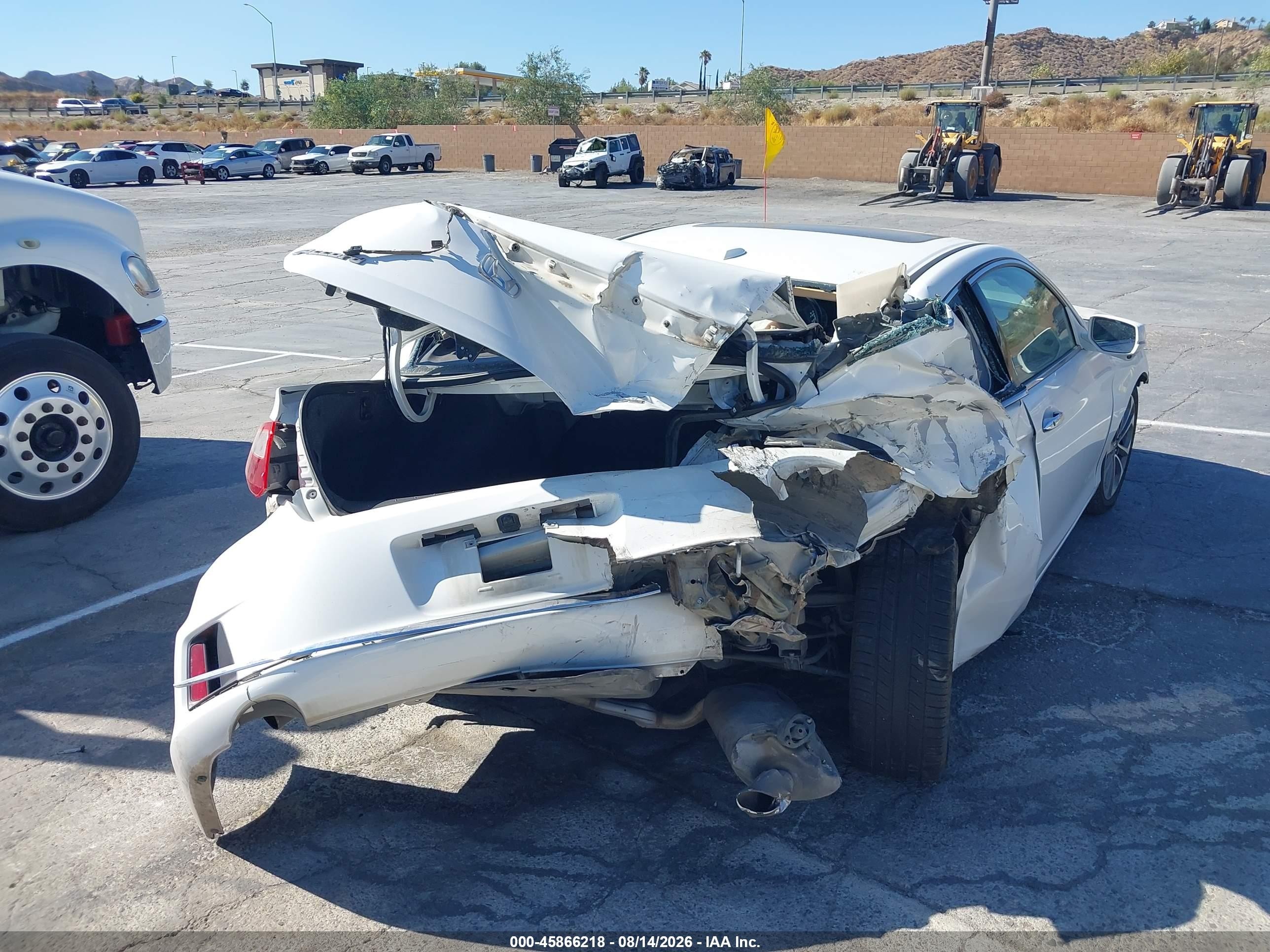 2014 Honda Accord Ex-l V-6 White vin: 1HGCT2B82EA001575