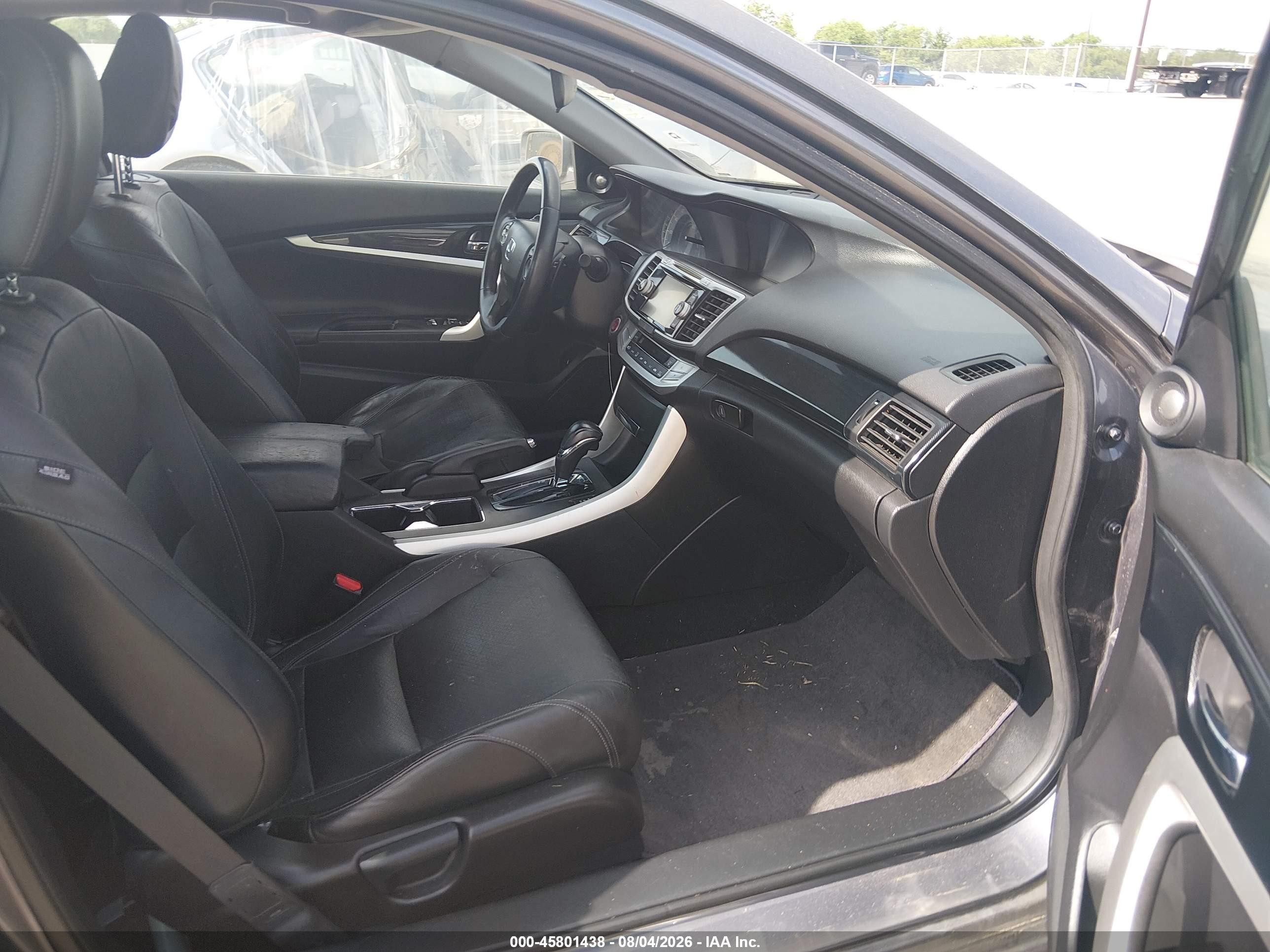 2014 Honda Accord Ex-l V-6 Gray vin: 1HGCT2B82EA003875