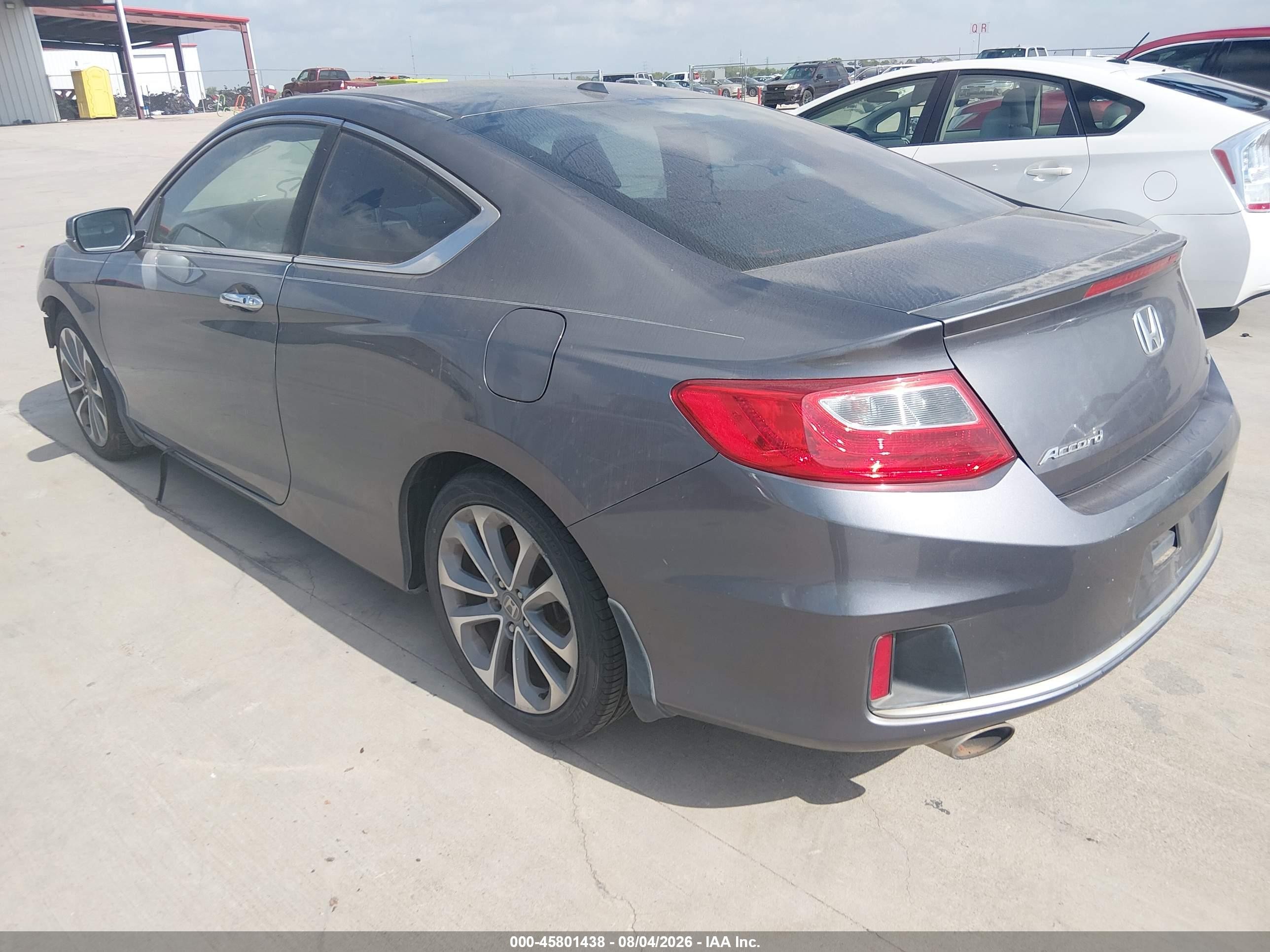 2014 Honda Accord Ex-l V-6 Gray vin: 1HGCT2B82EA003875
