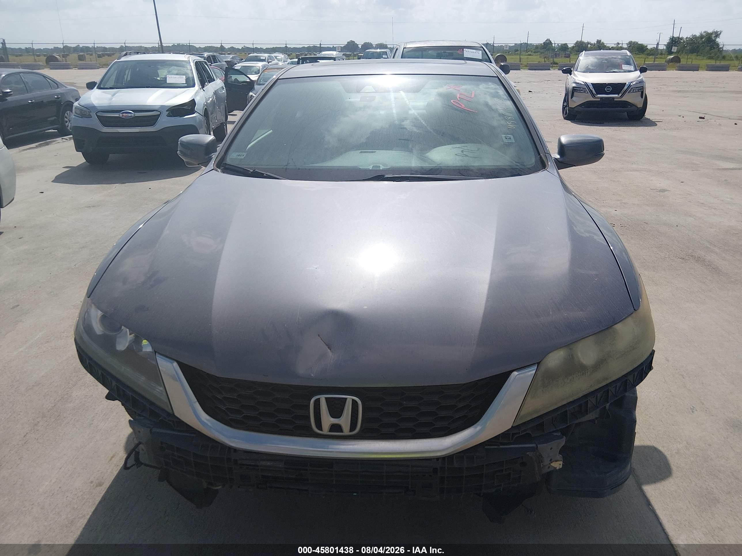 2014 Honda Accord Ex-l V-6 Gray vin: 1HGCT2B82EA003875