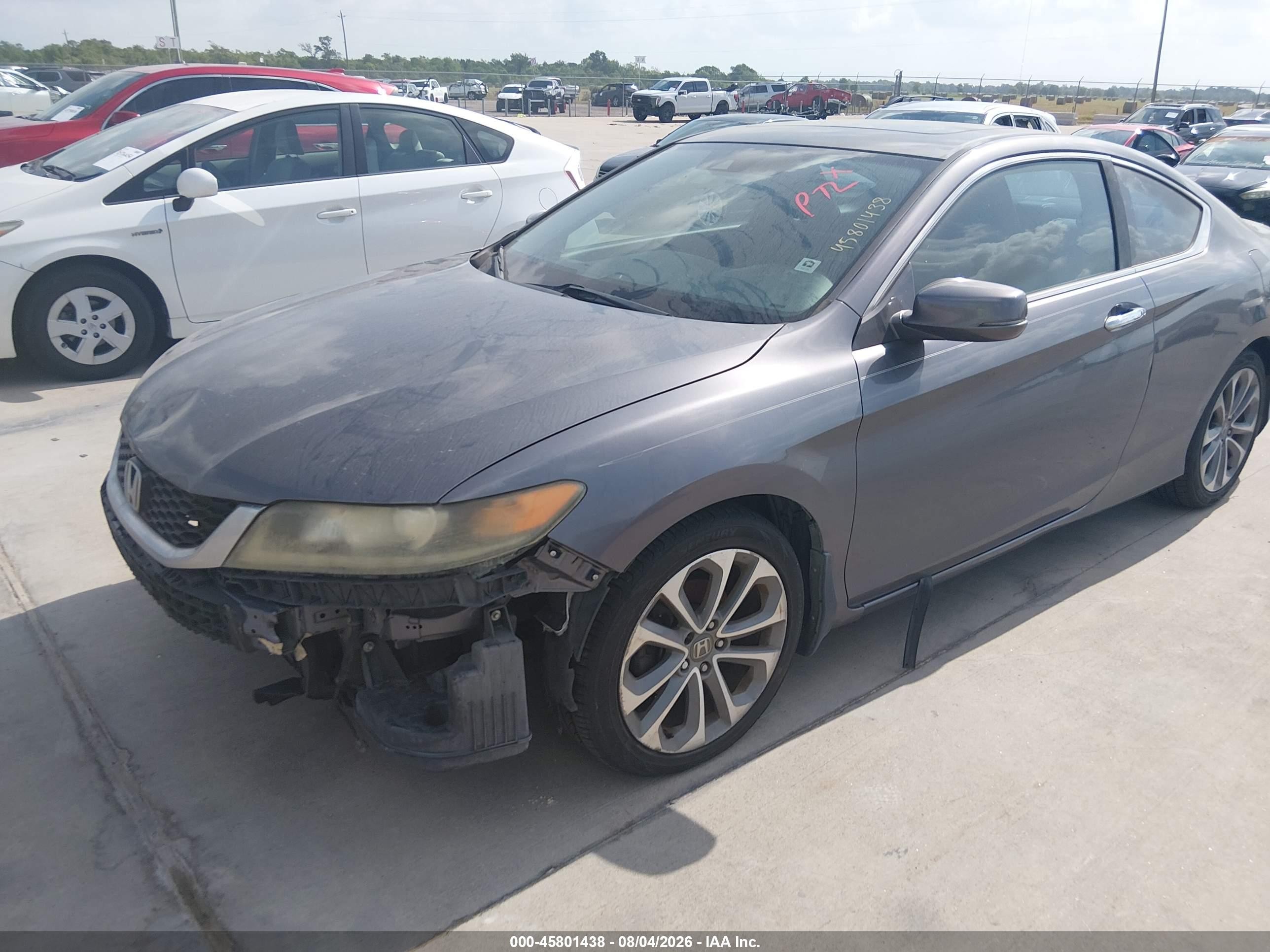 2014 Honda Accord Ex-l V-6 Gray vin: 1HGCT2B82EA003875