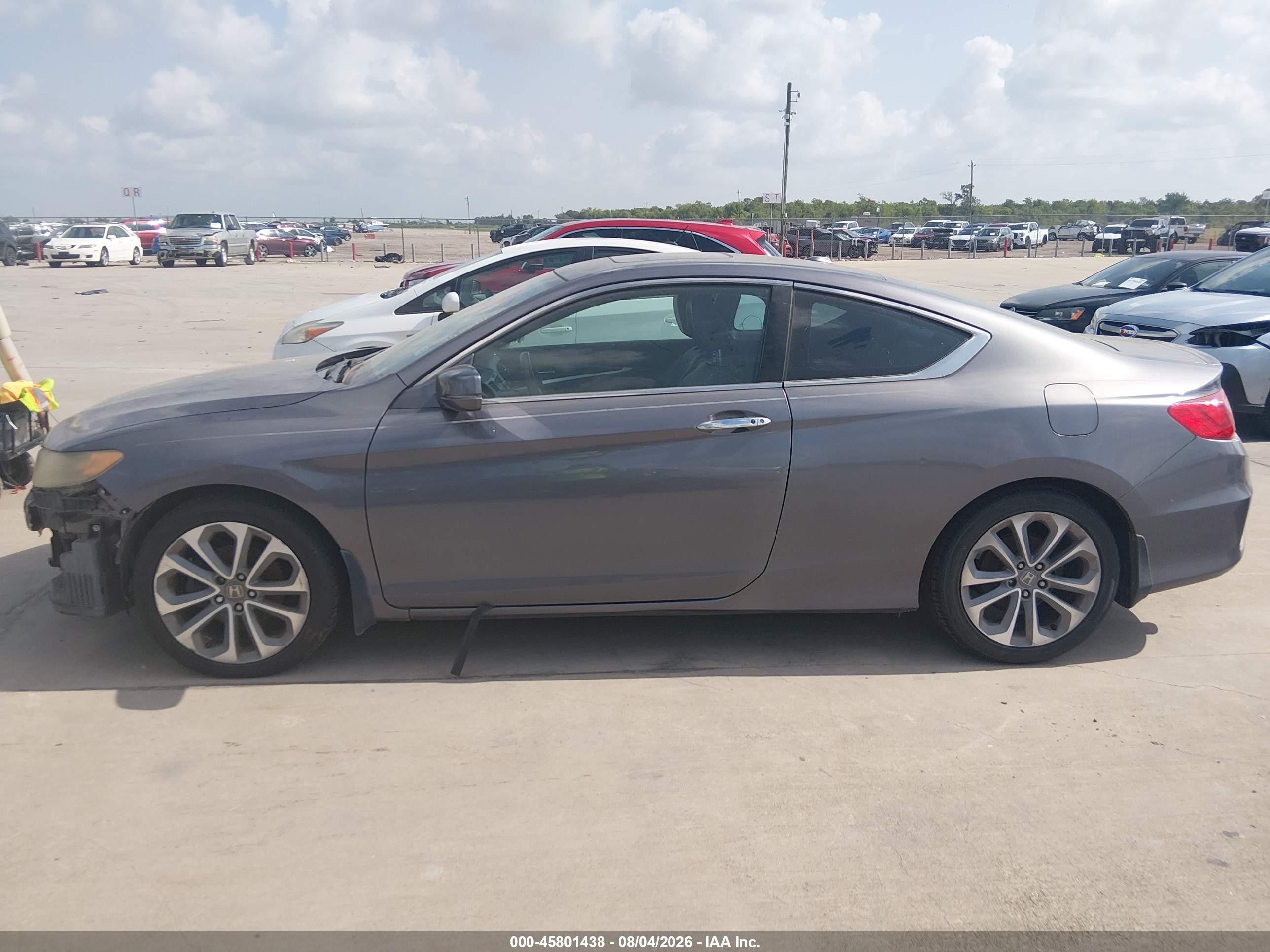 2014 Honda Accord Ex-l V-6 Gray vin: 1HGCT2B82EA003875