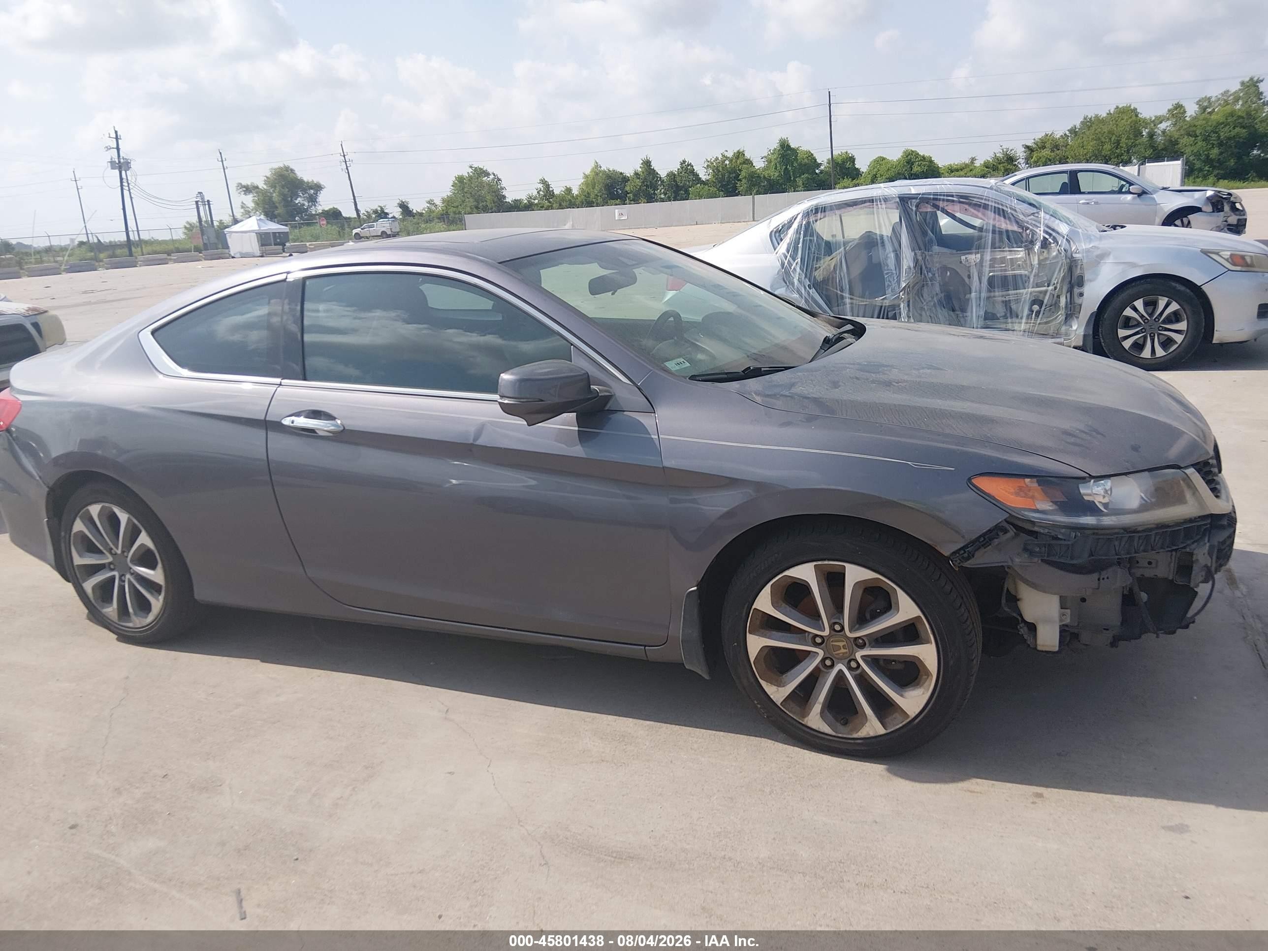 2014 Honda Accord Ex-l V-6 Gray vin: 1HGCT2B82EA003875