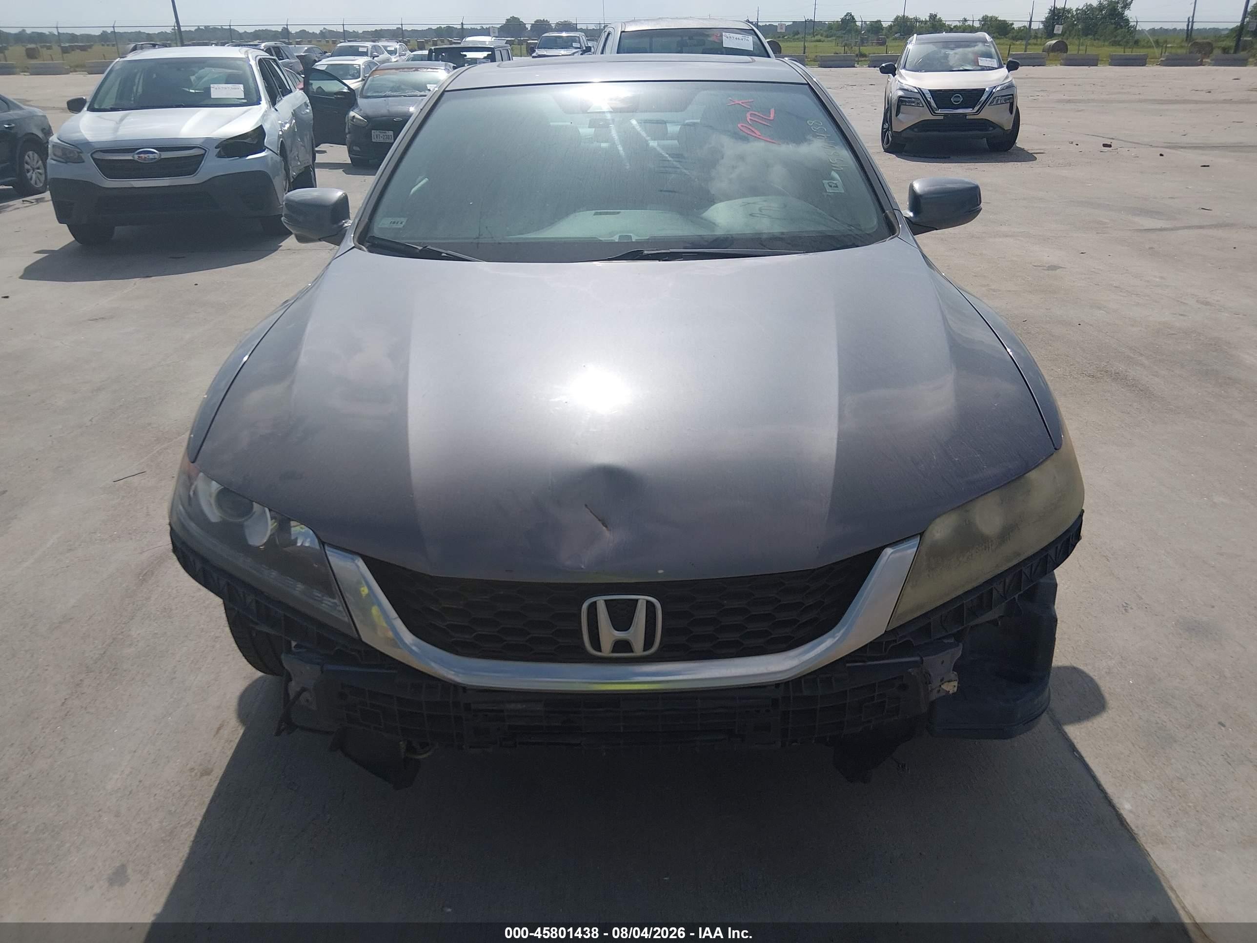 2014 Honda Accord Ex-l V-6 Gray vin: 1HGCT2B82EA003875