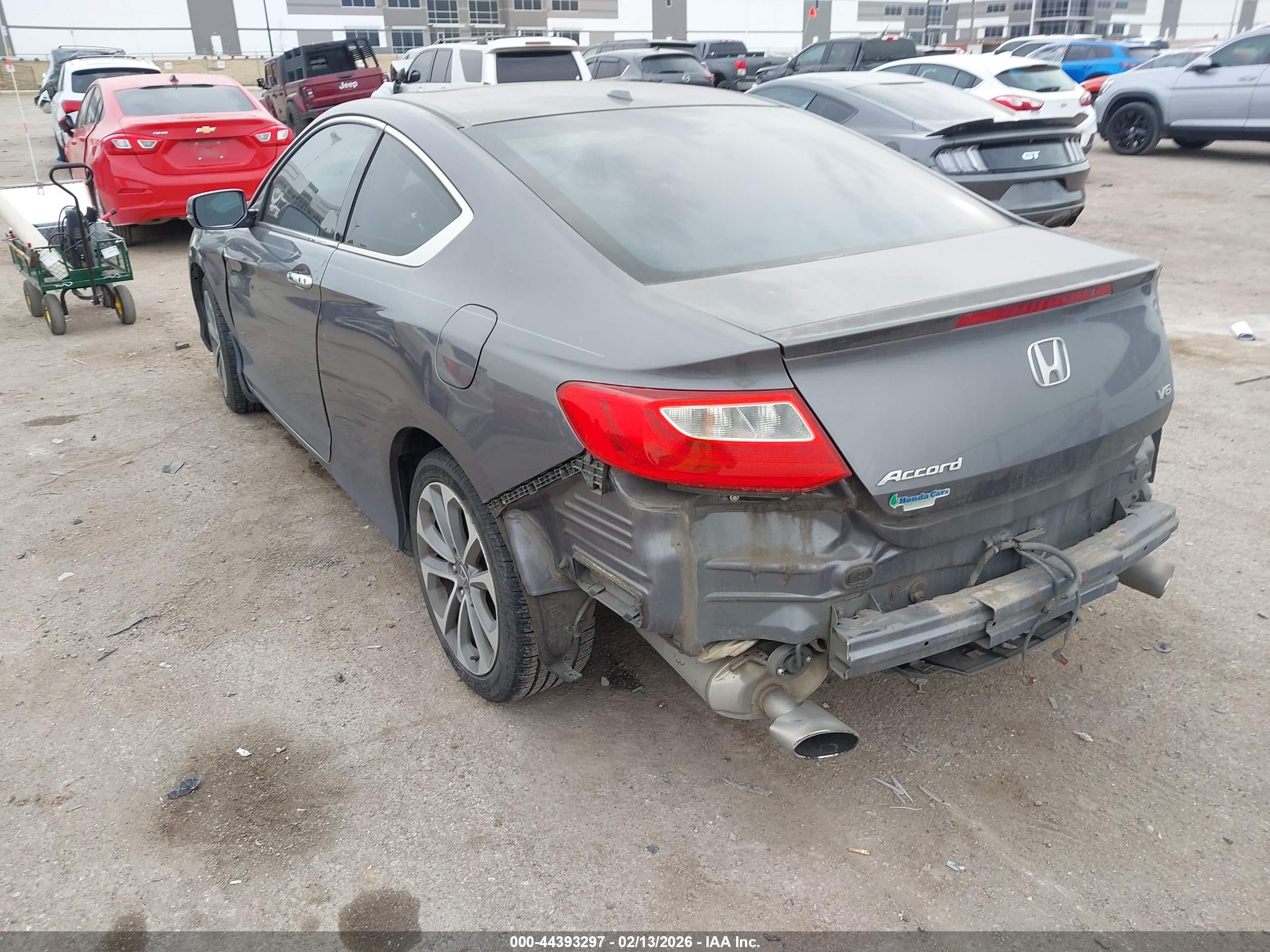2015 Honda Accord Ex-l V-6 Gray vin: 1HGCT2B82FA002615