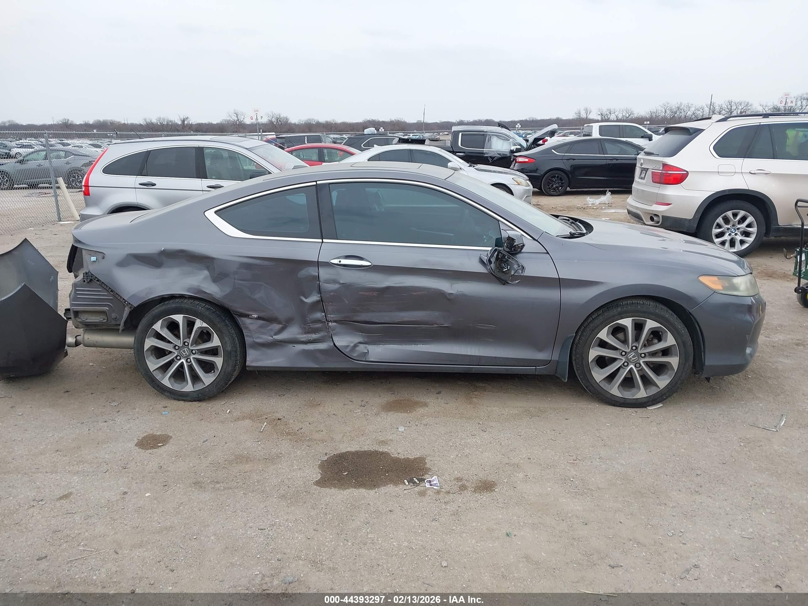 2015 Honda Accord Ex-l V-6 Gray vin: 1HGCT2B82FA002615