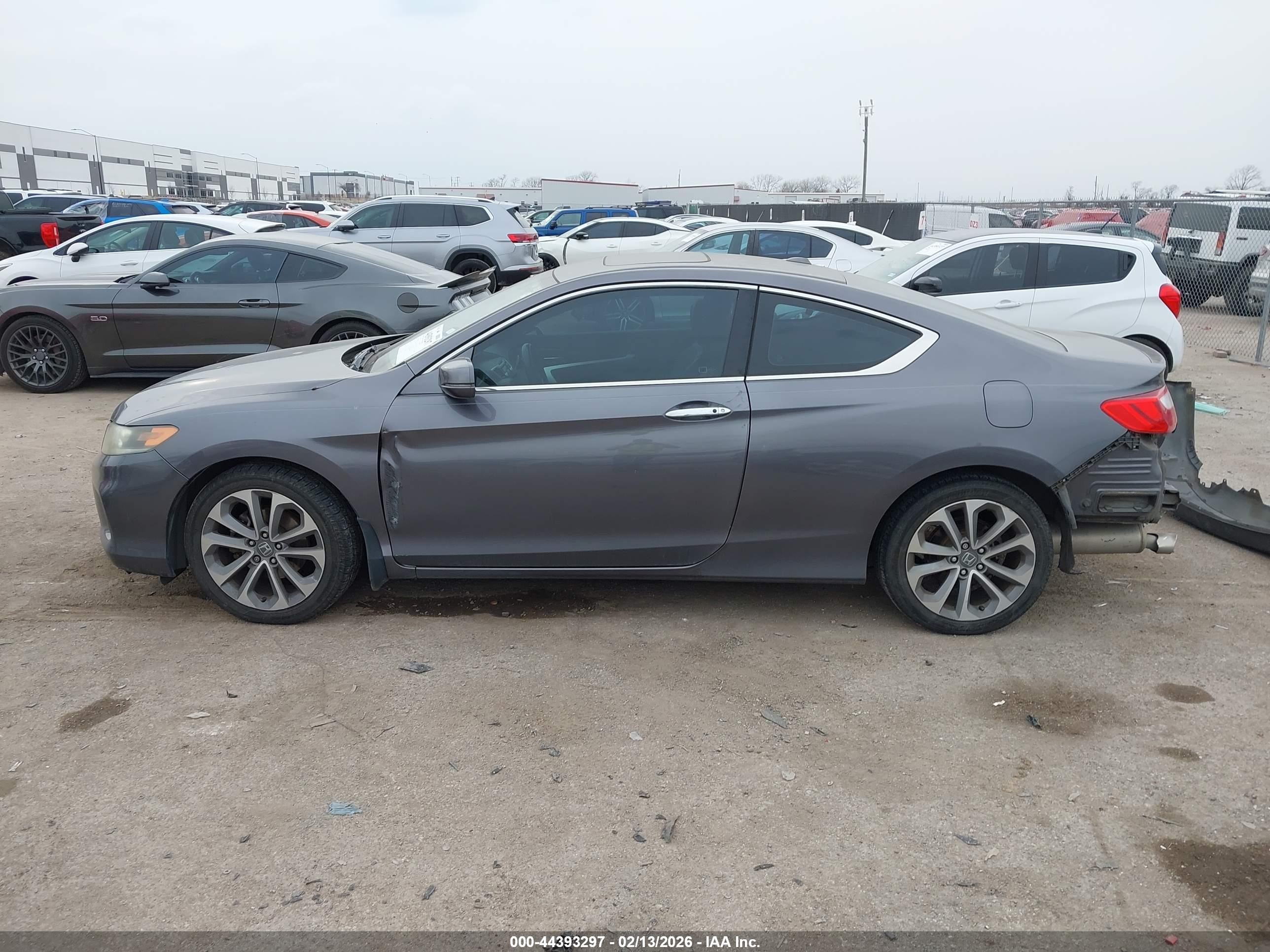 2015 Honda Accord Ex-l V-6 Gray vin: 1HGCT2B82FA002615