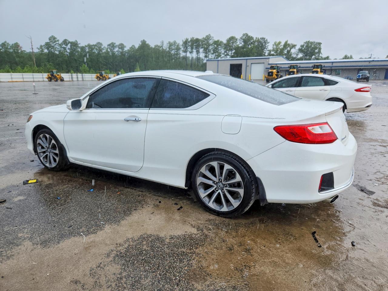 2013 Honda Accord Exl White vin: 1HGCT2B83DA005200