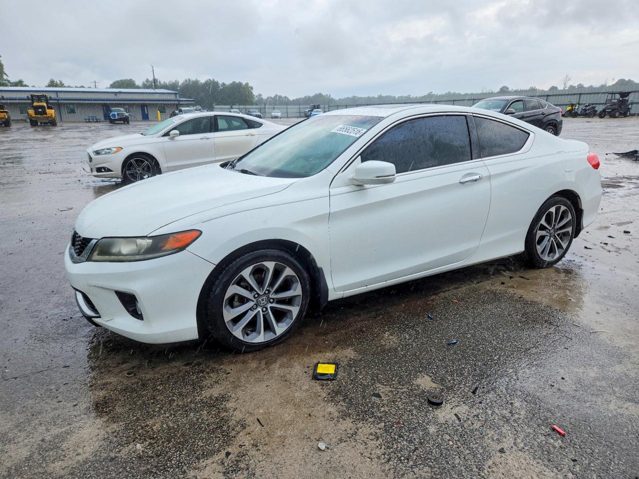 2013 Honda Accord Exl White vin: 1HGCT2B83DA005200