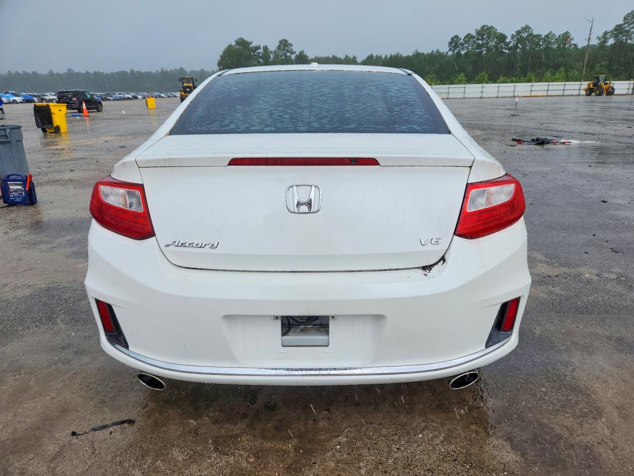 2013 Honda Accord Exl White vin: 1HGCT2B83DA005200