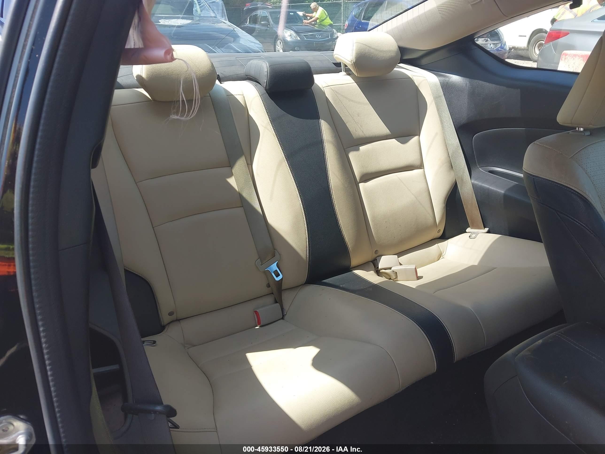 2013 Honda Accord Ex-l V-6 Black vin: 1HGCT2B83DA010025