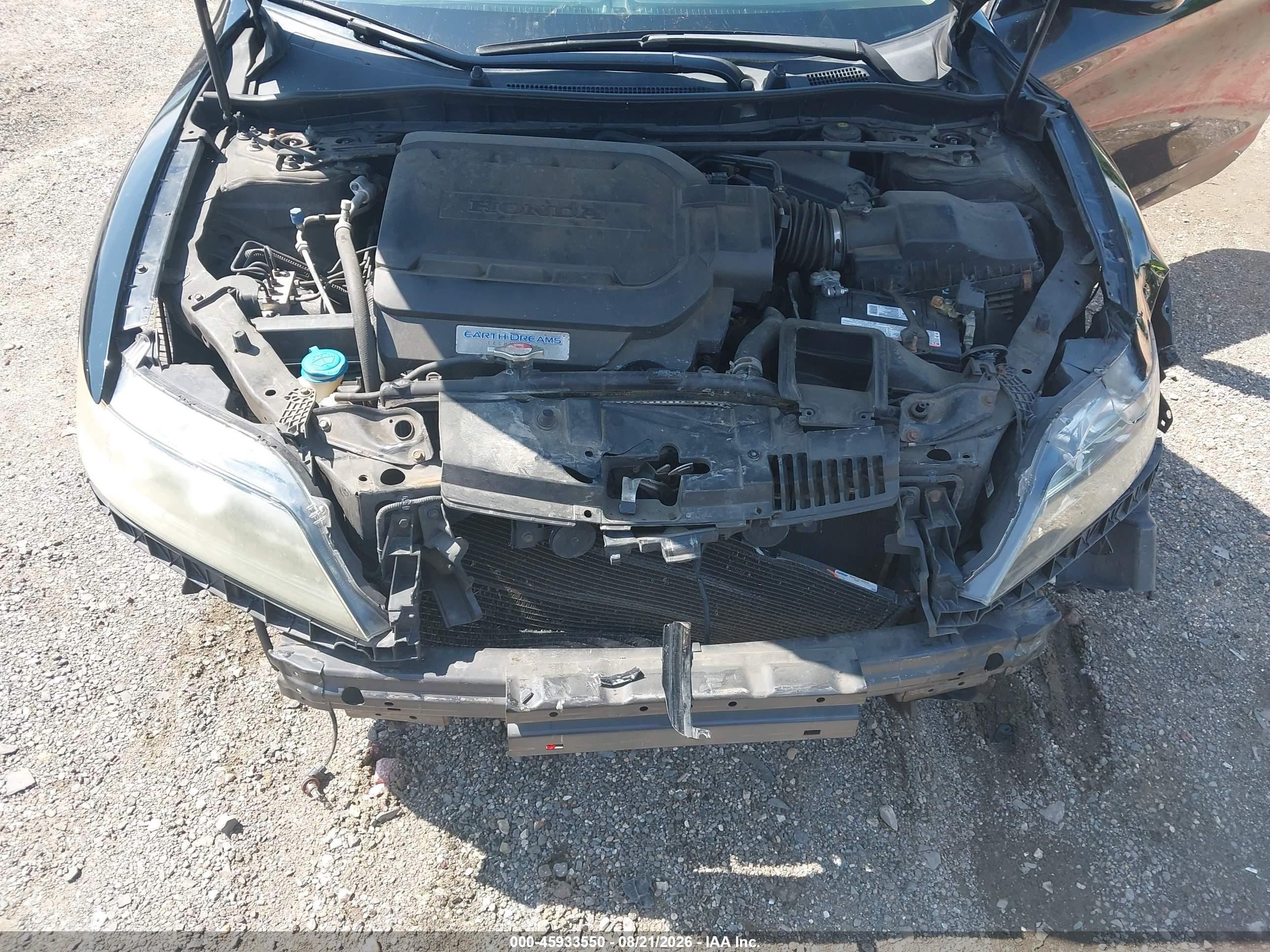 2013 Honda Accord Ex-l V-6 Black vin: 1HGCT2B83DA010025