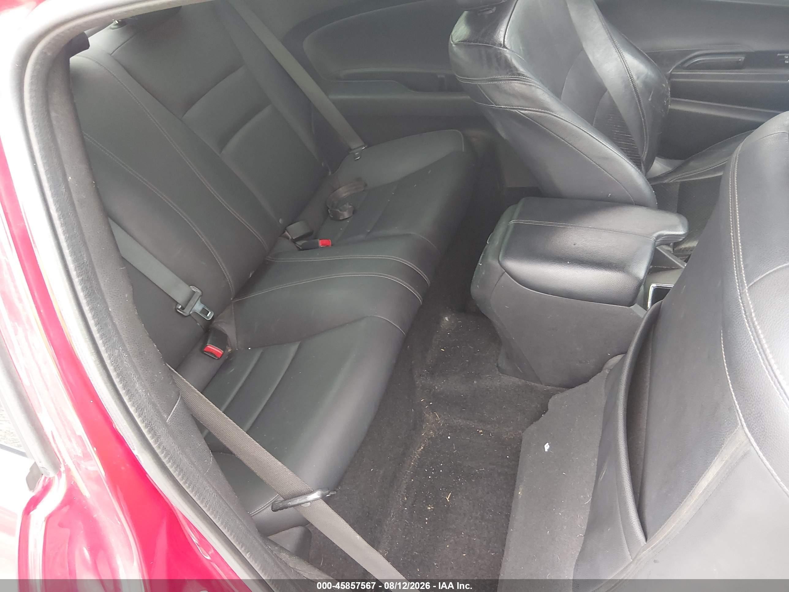 2013 Honda Accord Ex-l V-6 Red vin: 1HGCT2B83DA010784