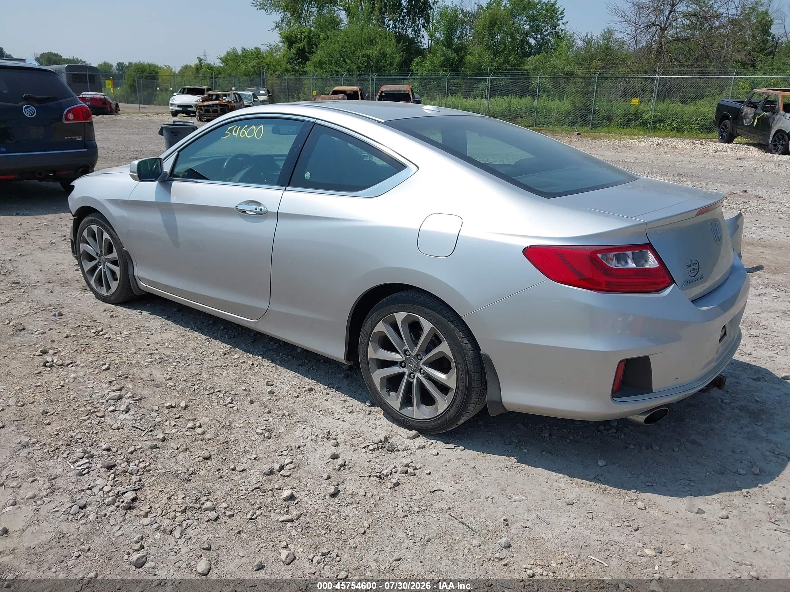 2014 Honda Accord Ex-l V-6 Gray vin: 1HGCT2B83EA008938