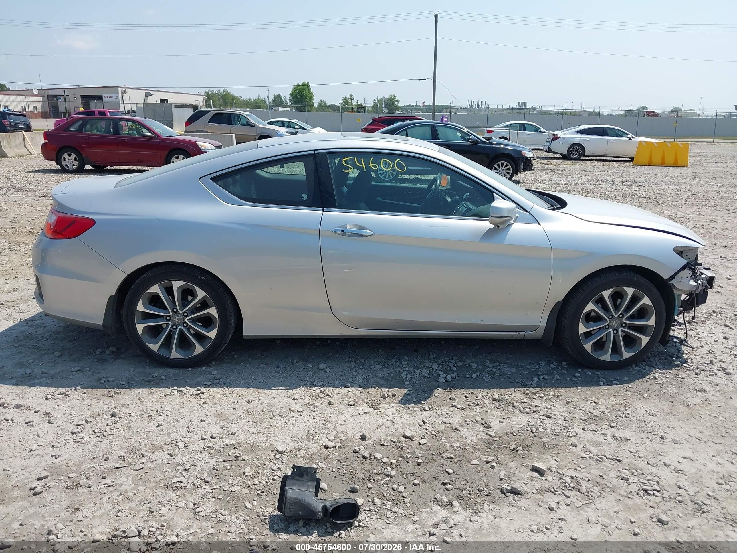 2014 Honda Accord Ex-l V-6 Gray vin: 1HGCT2B83EA008938
