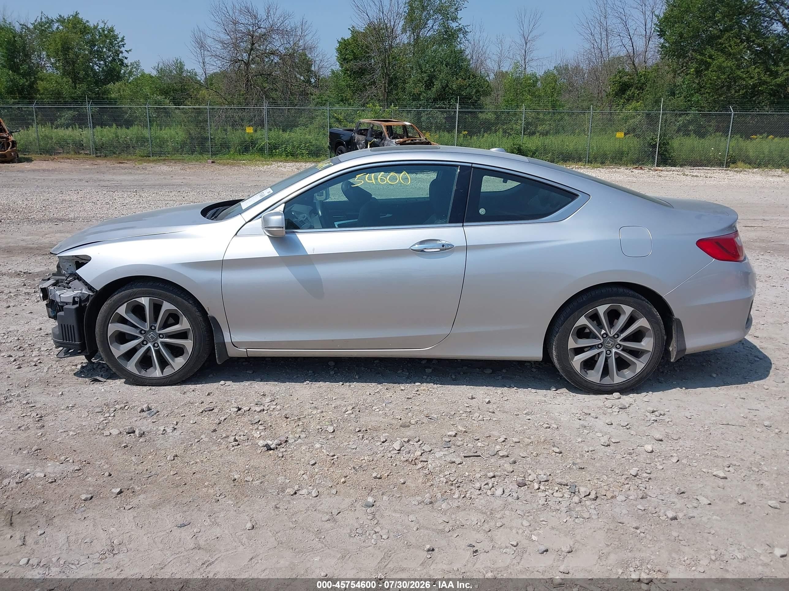 2014 Honda Accord Ex-l V-6 Gray vin: 1HGCT2B83EA008938