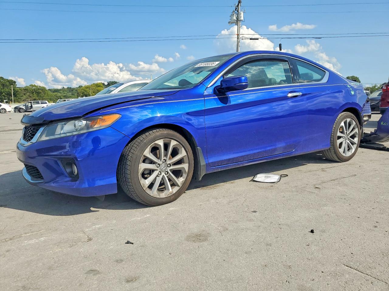 2015 Honda Accord Exl Blue vin: 1HGCT2B83FA001019