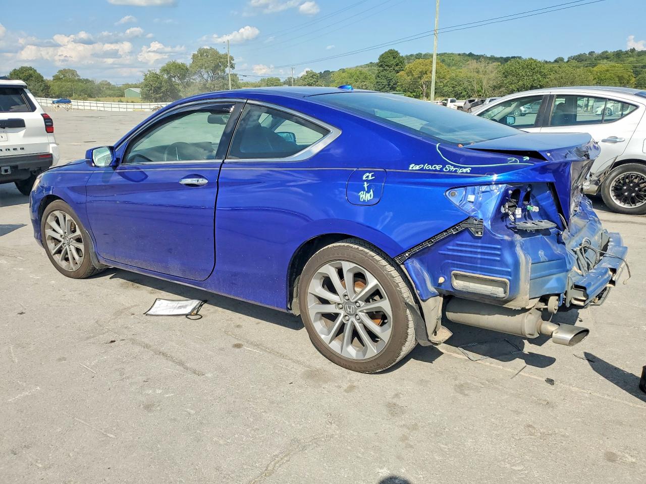 2015 Honda Accord Exl Blue vin: 1HGCT2B83FA001019