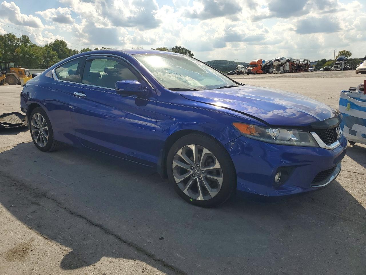 2015 Honda Accord Exl Blue vin: 1HGCT2B83FA001019