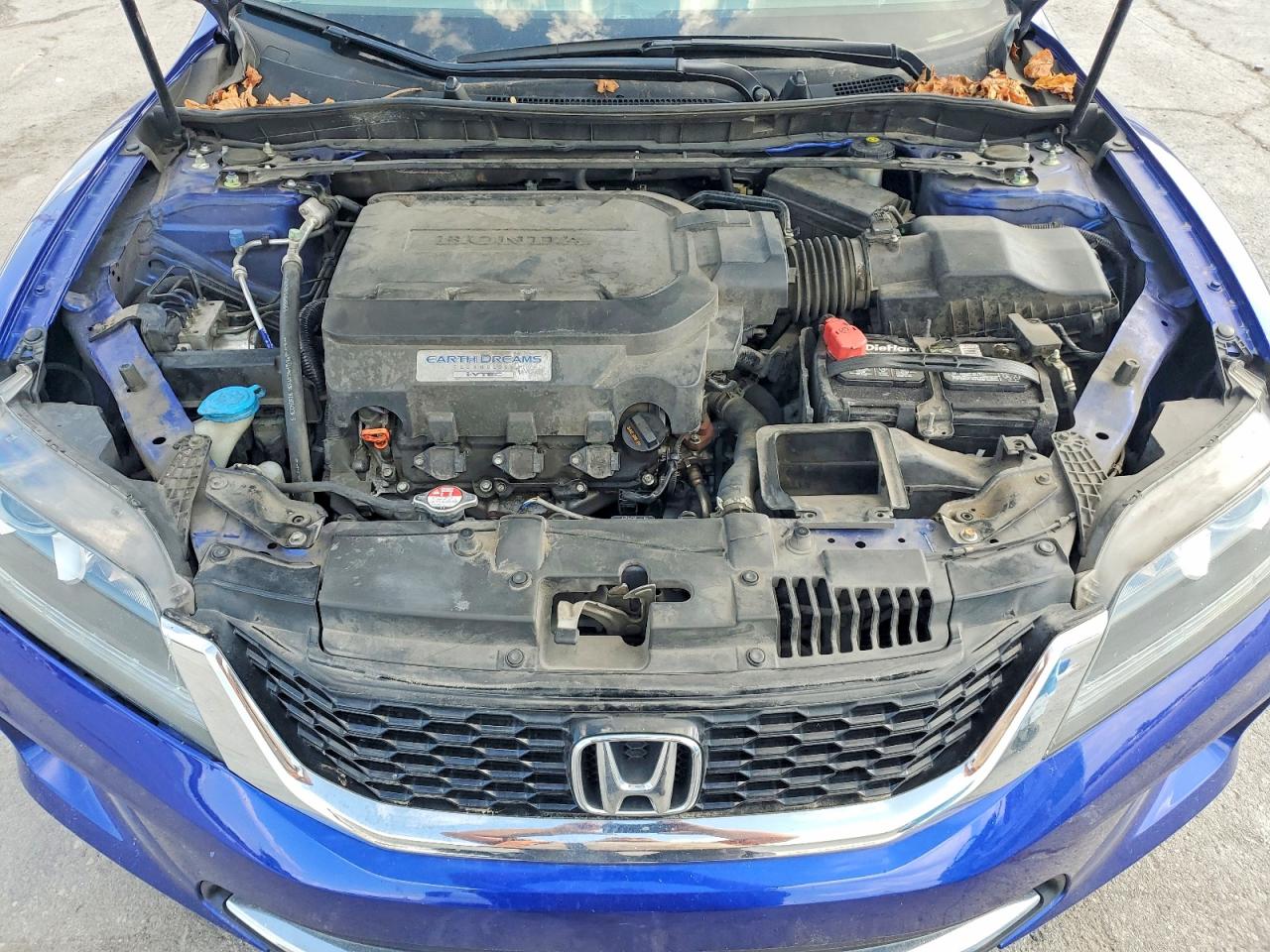 2015 Honda Accord Exl Blue vin: 1HGCT2B83FA001019